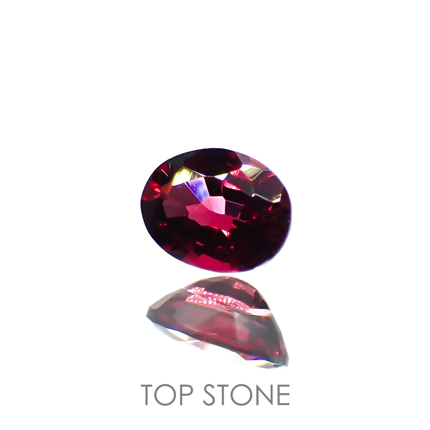 レッドスピネル(宝石名レッド・スピネル) ビルマ産 0.18ct 識別済[210912861]3.8×2.9mm前後