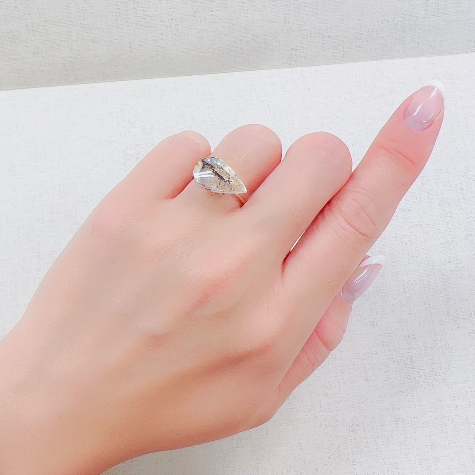 デンドリチッククォーツ ブラジル産 3.96ct[230521965]16.2x9.2mm前後