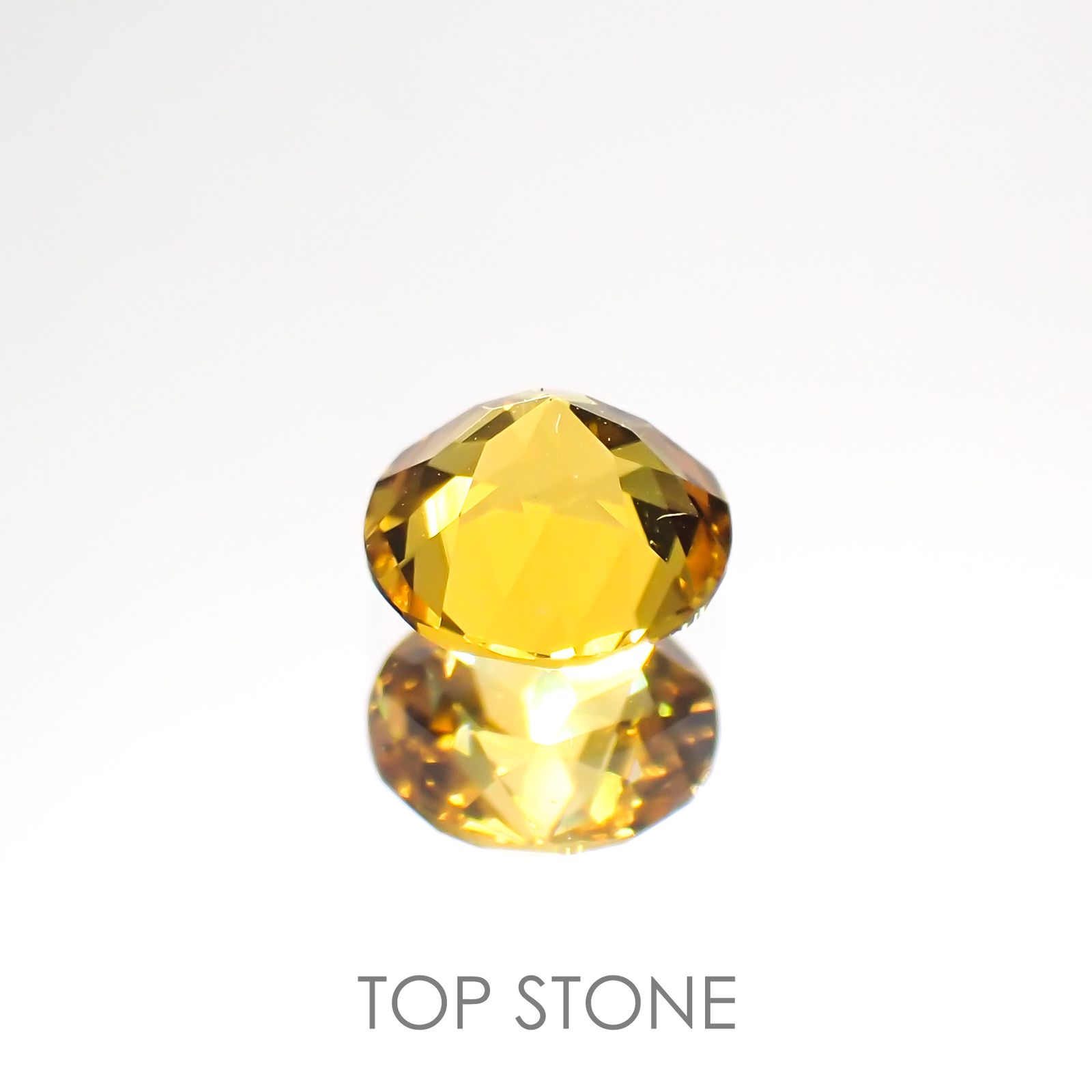 ゴールデンベリル(宝石名ゴールデン・ベリル)ブラジル産 0.47ct 識別済[220114230]5.2x5.2mm前後