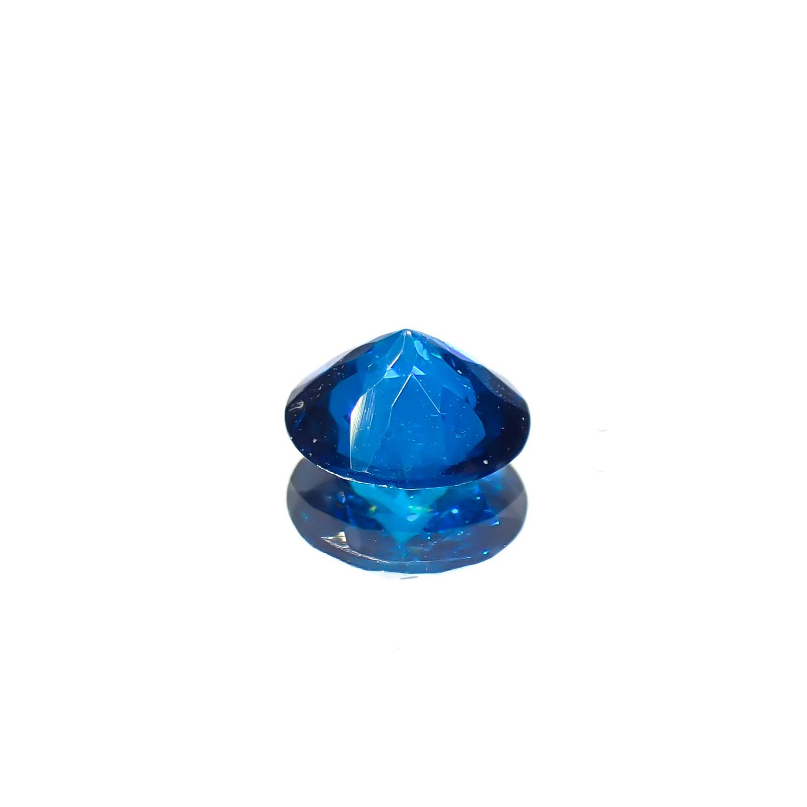 ディープブルーアパタイト マダガスカル産 0.36ct[240628153]4.9x4.9mm前後