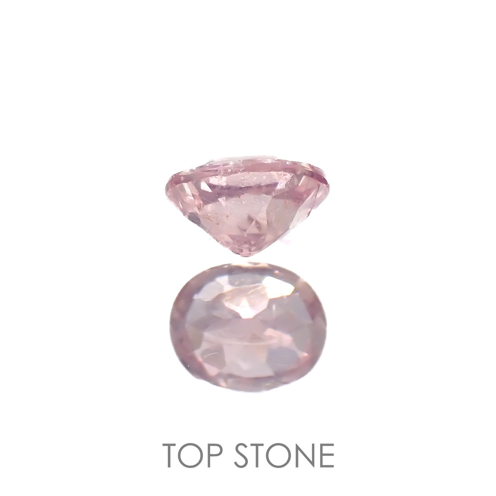 ピンクサファイア(宝石名サファイア)タンザニア・ウィンザー産 0.26ct 識別済[220817399]4.1x3.3mm前後