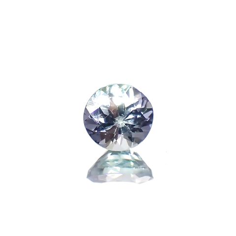 バイカラータンザナイト(宝石名タンザナイト/ゾイサイト)タンザニア産 0.40ct 識別済[230923502]4.5x4.5mm前後