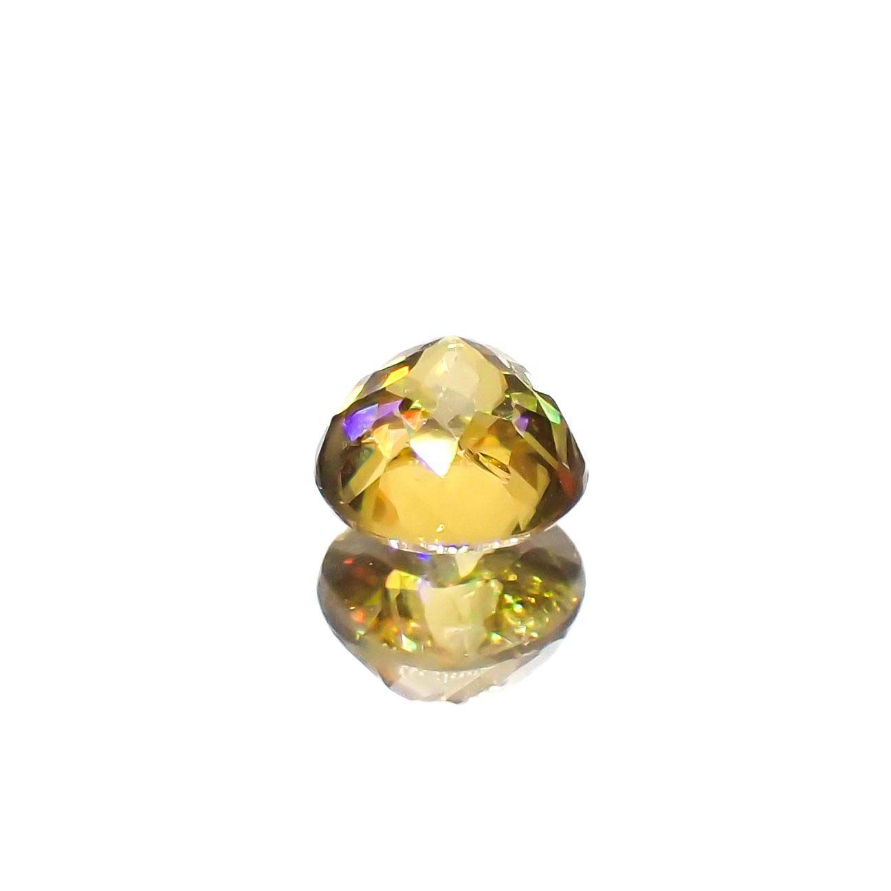 ゴールデンスフェーン(宝石名スフェーン)マダガスカル産 0.68ct 識別済[230120158]5x5mm前後