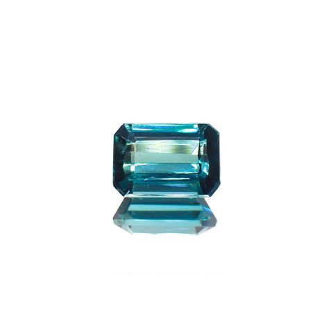 ブルートルマリン(宝石名トルマリン)アフガニスタン産 識別済 0.74ct / 6.3x4.4mm前後 [221219473]