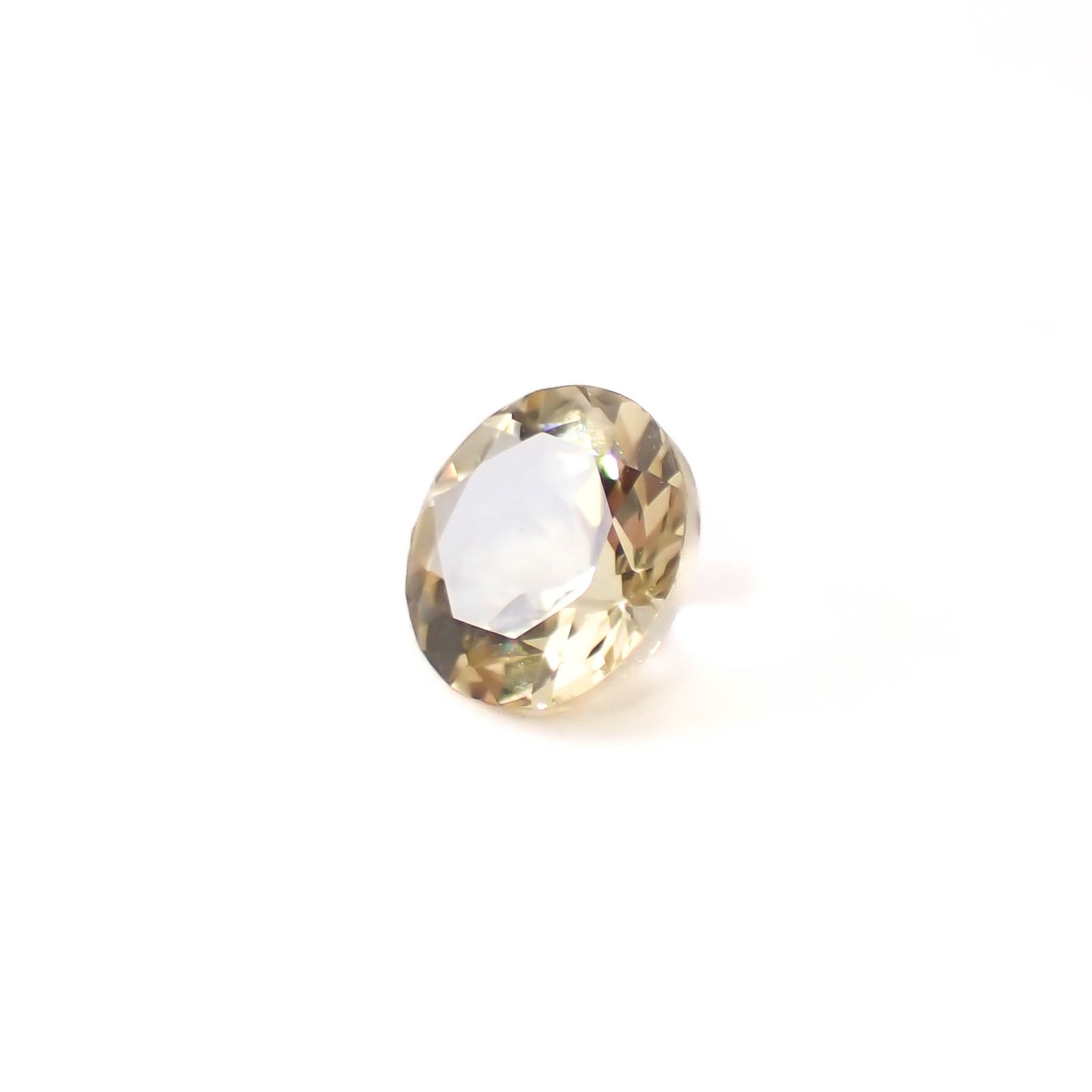 イエローベリル(宝石名イエロー・ベリル)ブラジル産 1.25ct 識別済[250329987]7.1x7.1mm前後