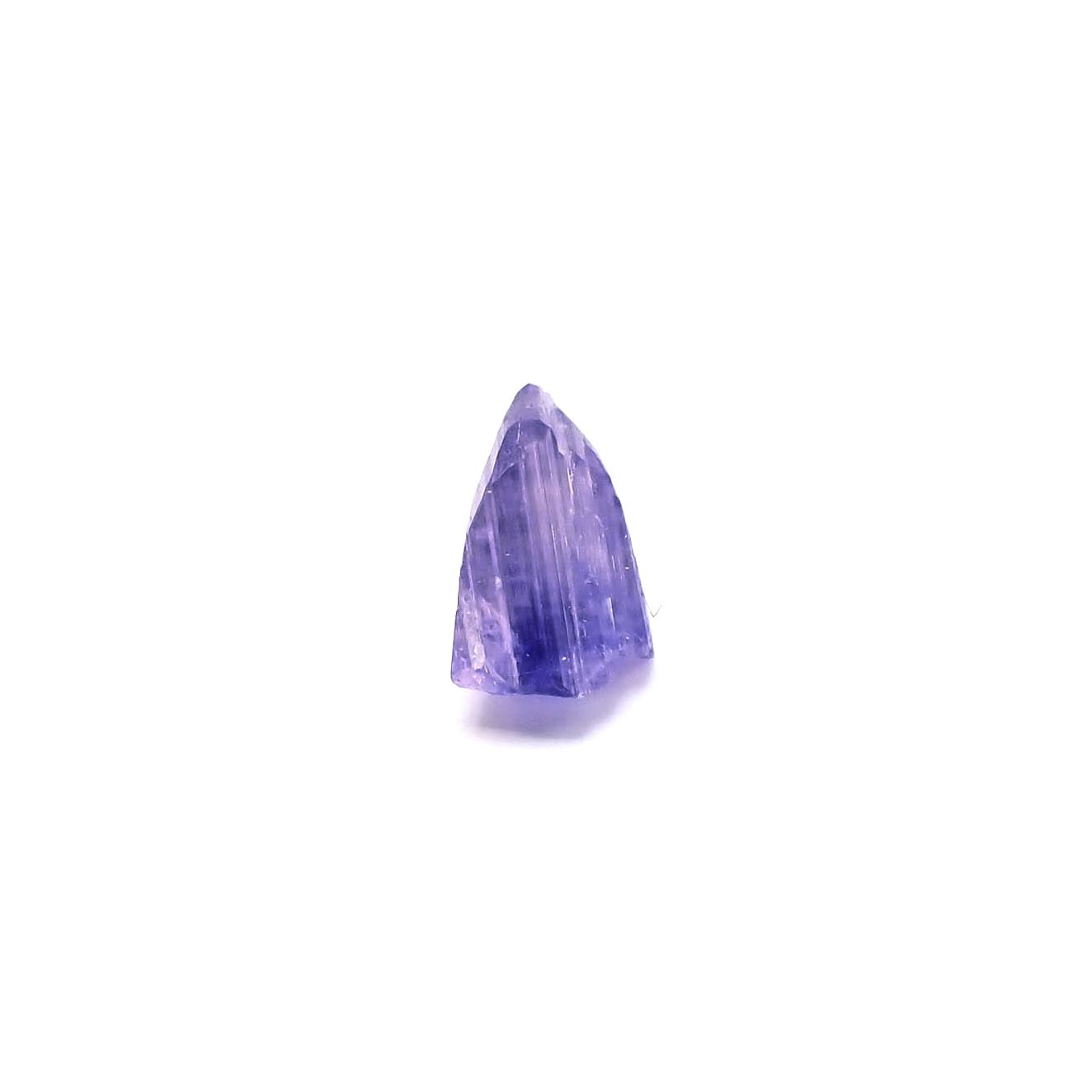 バイカラータンザナイト 非加熱 原石(宝石名バイカラー・ゾイサイト)タンザニア産 9.18ct 識別済[230622315]18.4x9.9mm前後