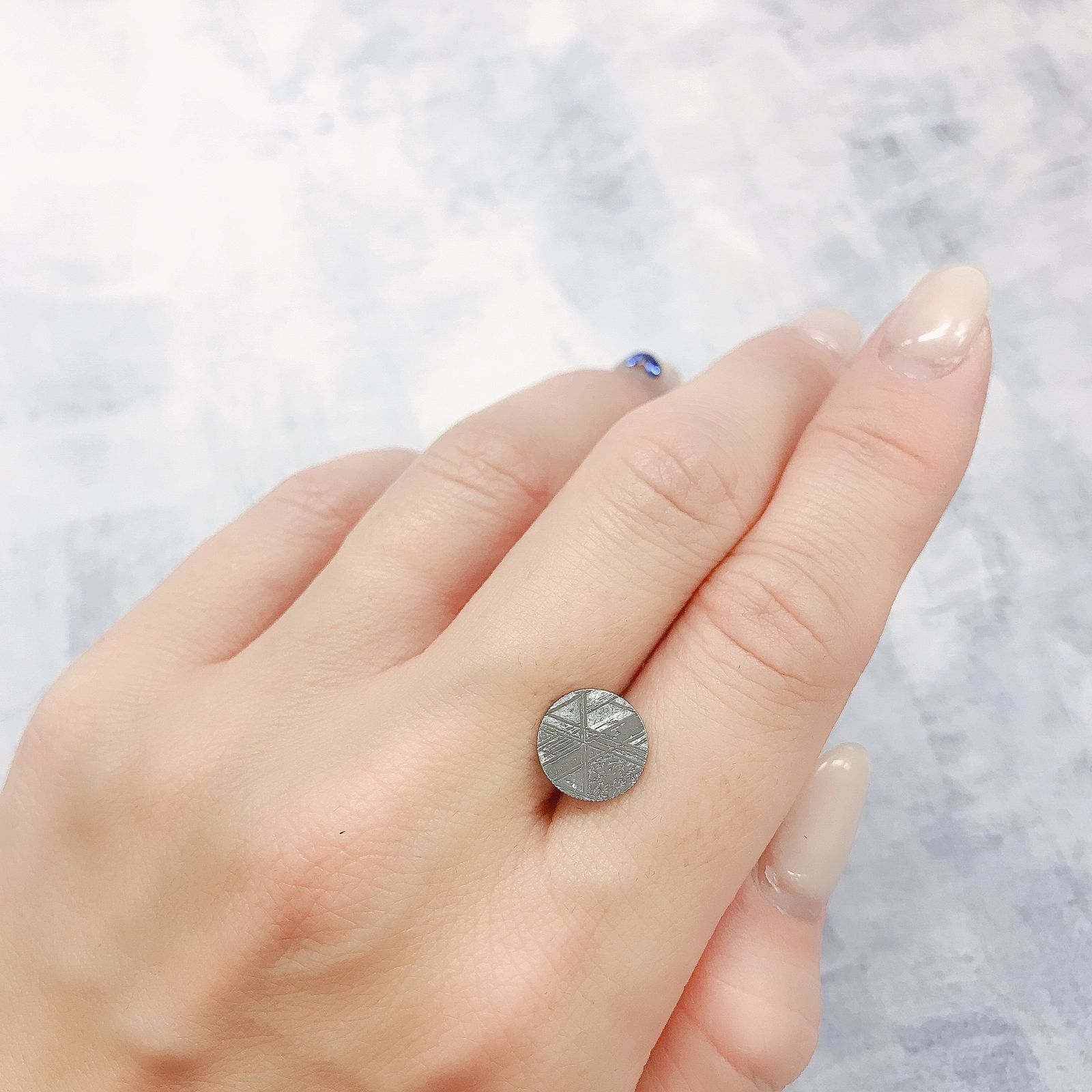 ムオニナルスタ隕石 発見地：スウェーデン 1.83ct[220616119]10x10mm前後