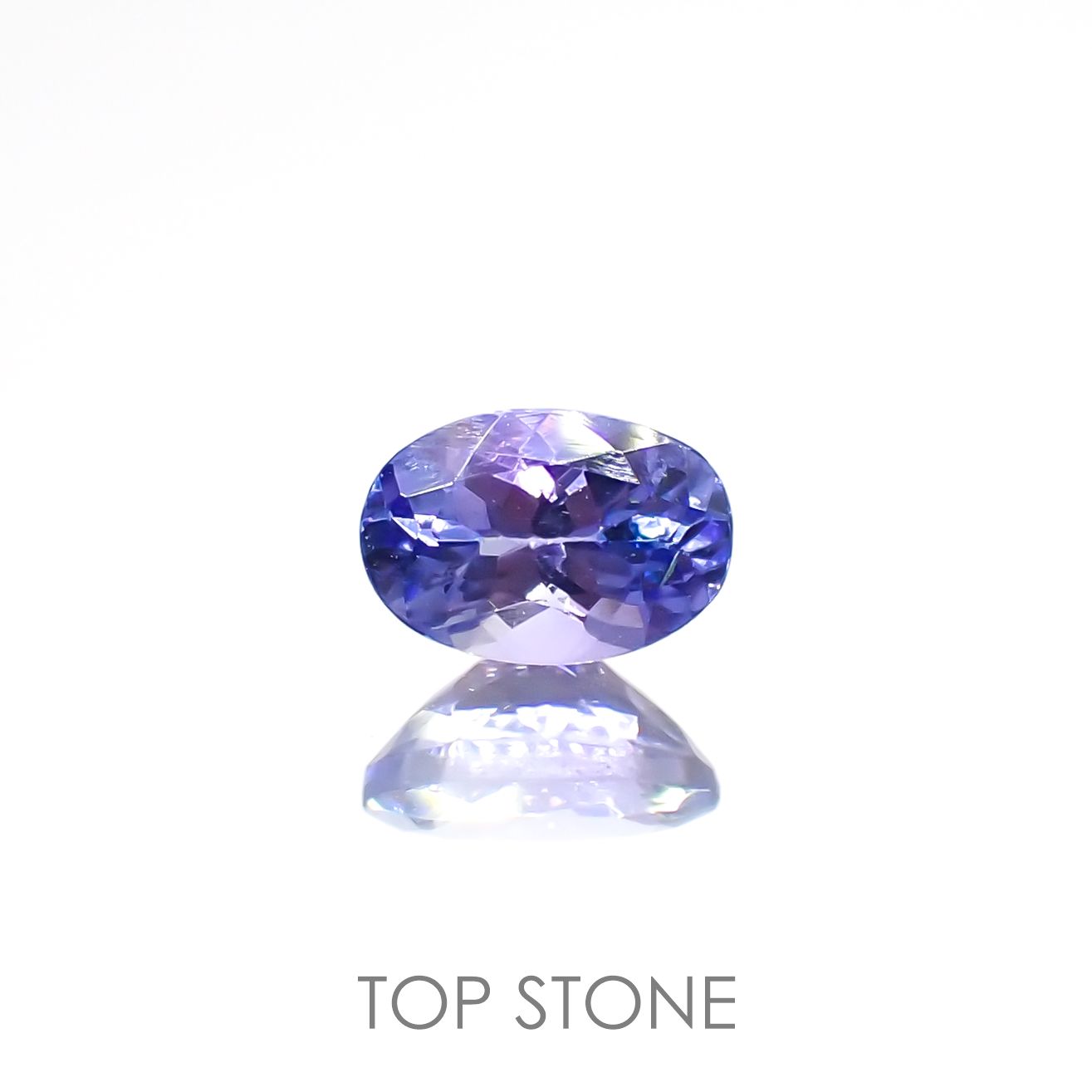 バイカラータンザナイト(宝石名ゾイサイト)タンザニア産 0.57ct 識別済[220515891]6.1x4.1mm前後
