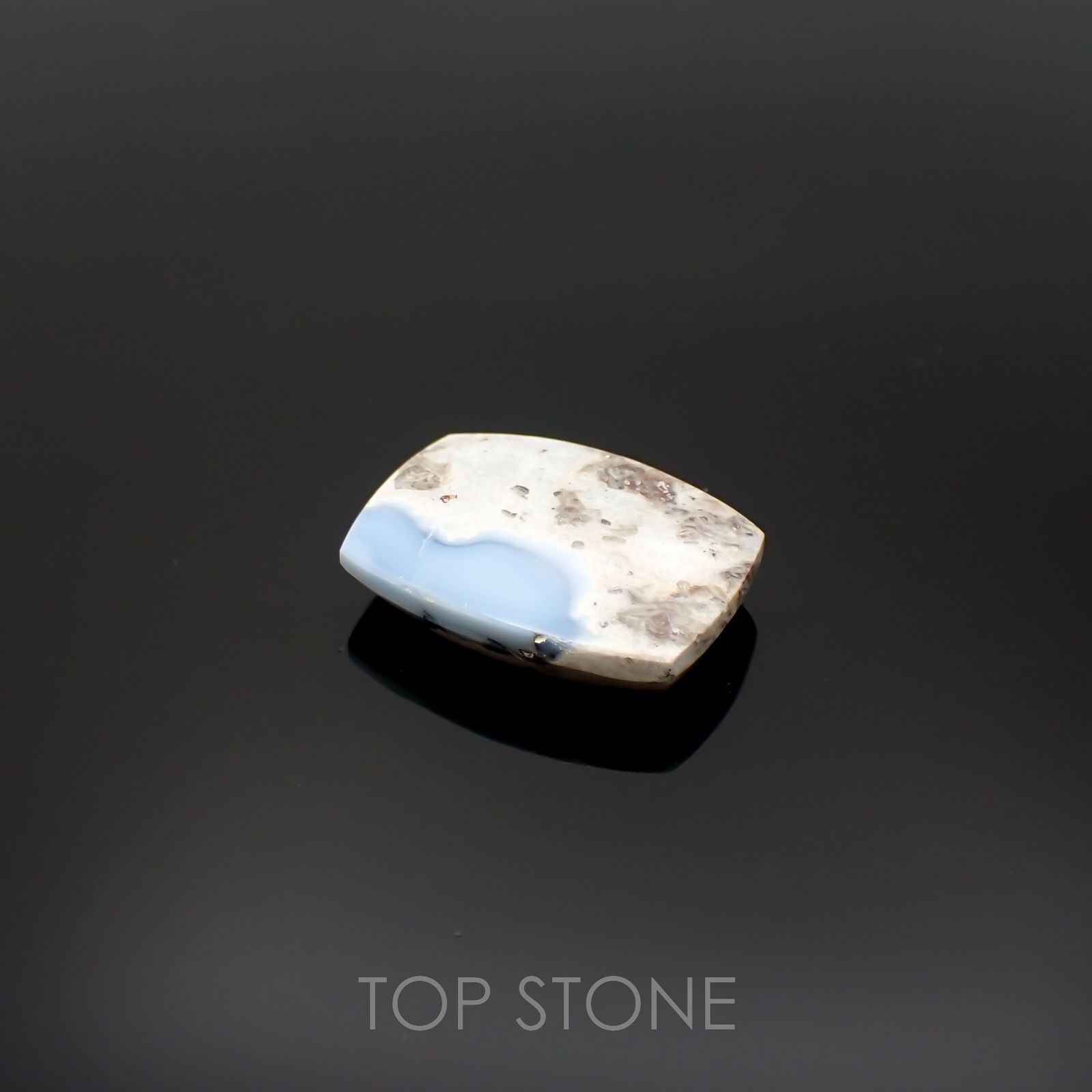 マトリックスブルーオパール アメリカ・オレゴン州産 15.55ct[220917803]21.8x16mm前後