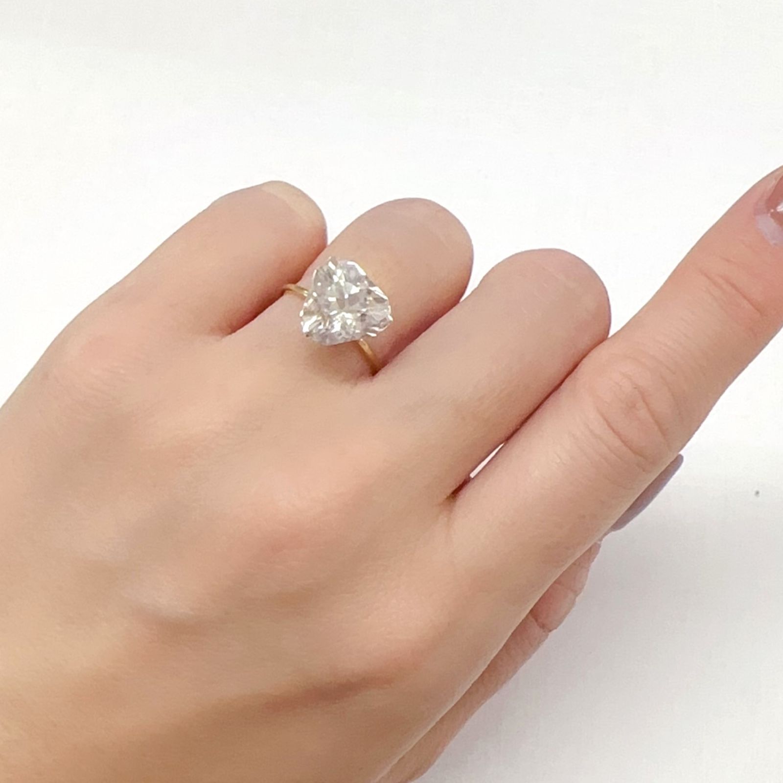 ◇カスタムカット◇ピンクエンジェルラダー マダガスカル産 4.30ct[240125430]10.9x10.9mm前後