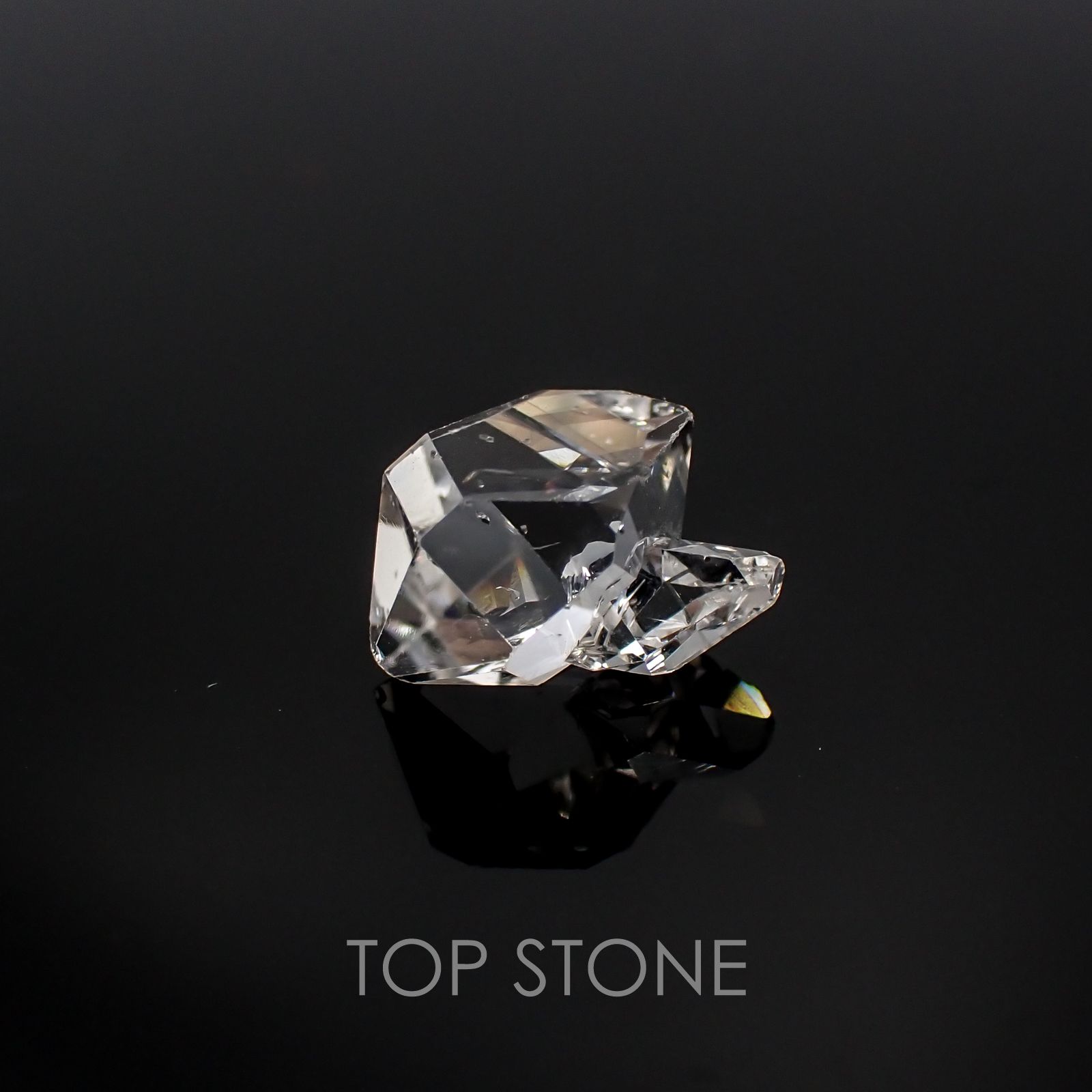 ハーキマーダイヤモンド アメリカ産 原石・結晶 2.87ct[20117548]10.3×8.7mm前後