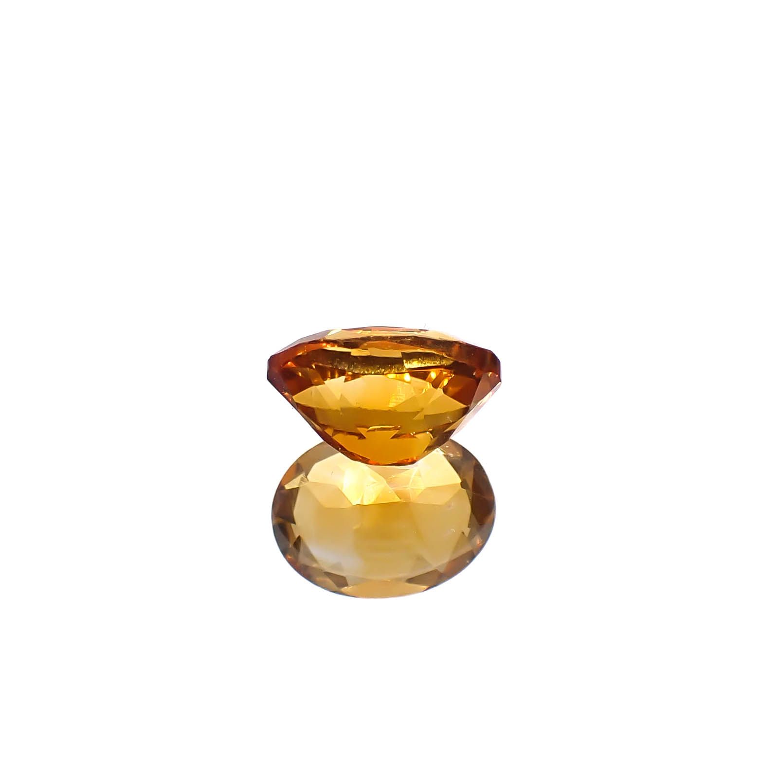 マデイラシトリン ブラジル・ミナスジェライス州産 1.21ct [250630580]8x6.1mm前後