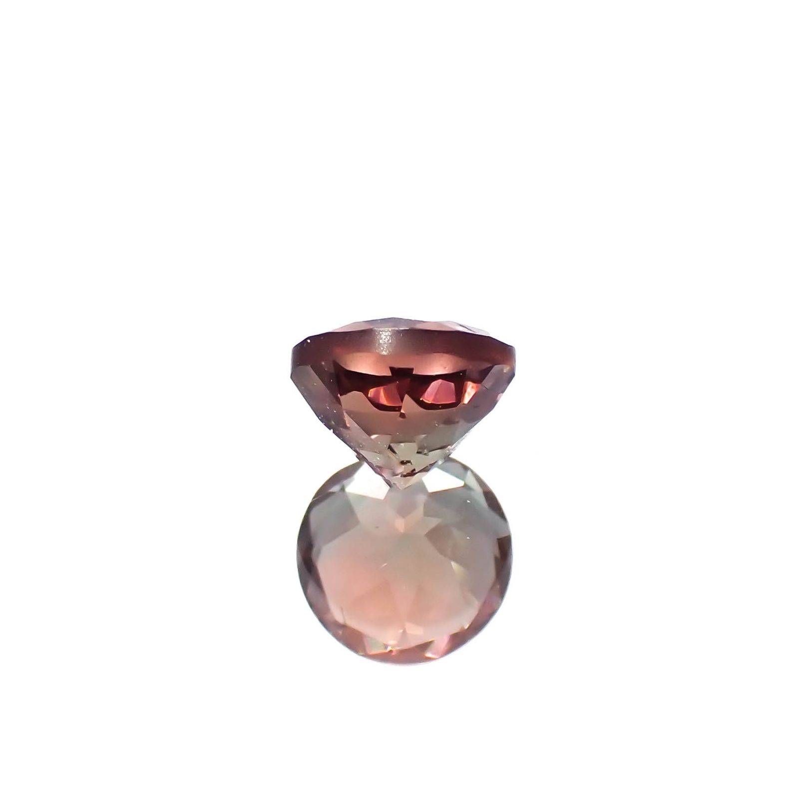 バイカラーアンデシン モンゴル産 0.53ct[230421489]5x5mm前後