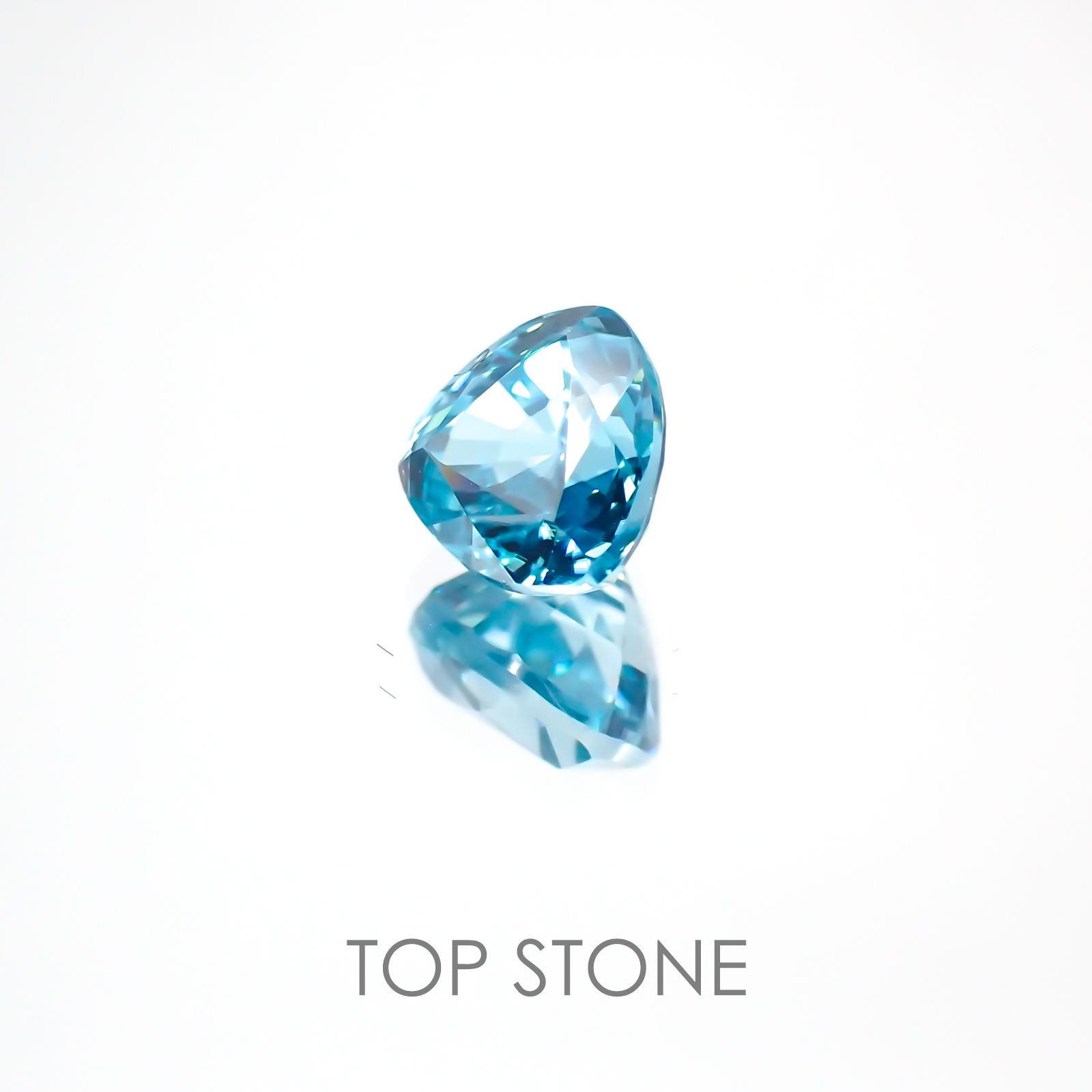 ブルージルコン カンボジア産 ルース 1.42ct[20117921]6×5.9mm前後