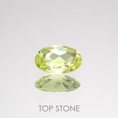 パロットクリソベリル(宝石名クリソベリル)インド産 0.39ct 識別済[220114512]6.1x3.9mm前後