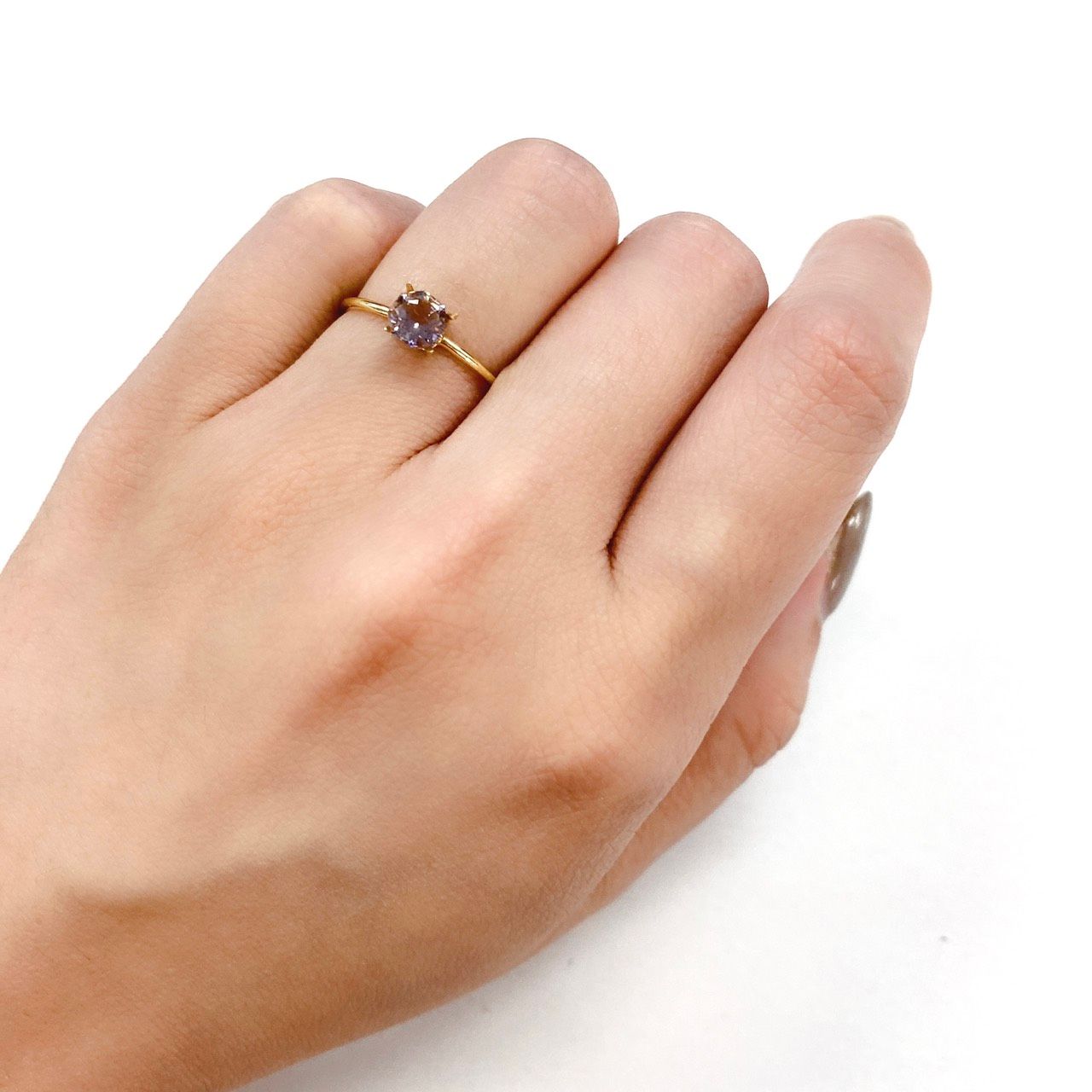 ◇オクタゴンカット◇アメトリンSA ブラジル産 ルース 0.55ct[210611051]5.1×5.1mm前後