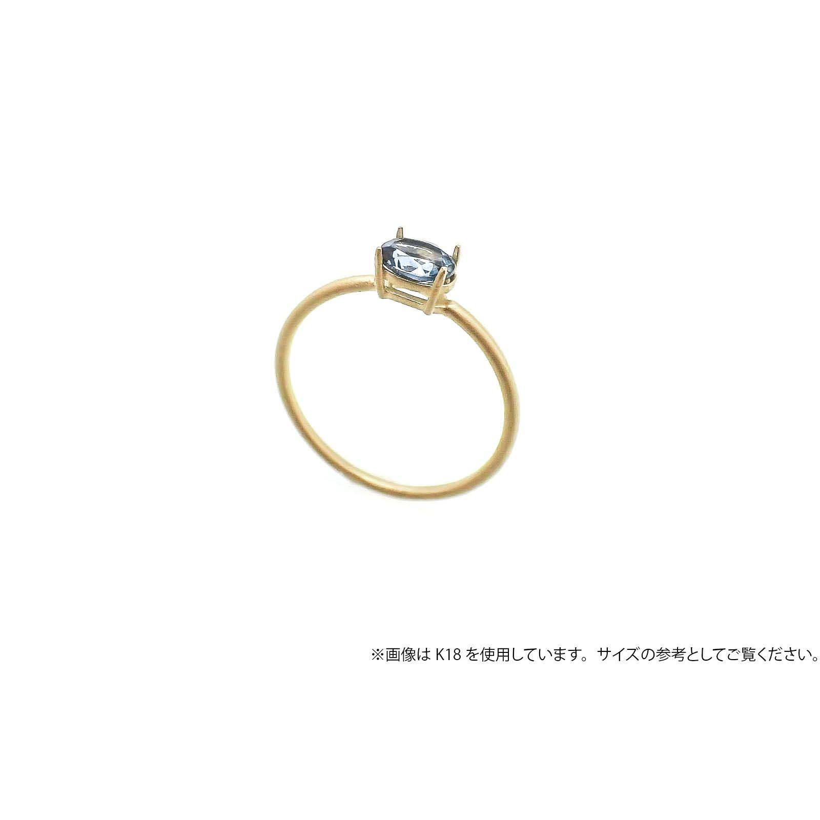 Pt900リング用空枠 オーバル爪留め 4×6mm用 つや消し [210913414]