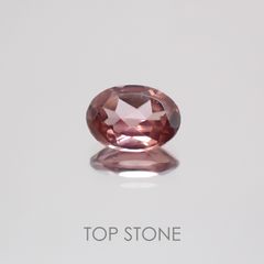 ピンクジルコン スリランカ,カンボジア産 ルース 1.08ct[21059797]7×5.1mm前後