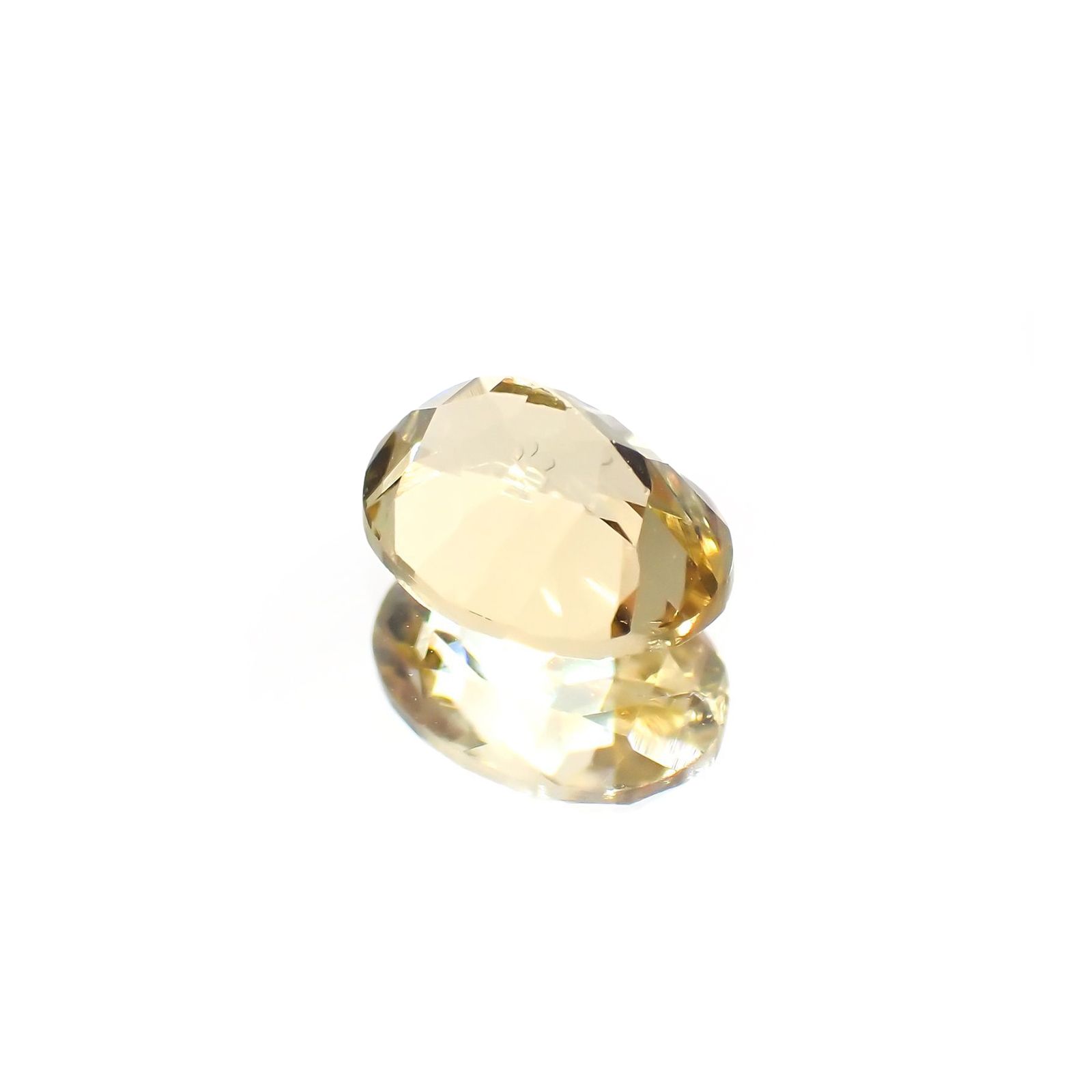 イエローベリル(宝石名イエロー・ベリル)ブラジル産 識別済 1.11ct / 7.8x6mm前後 [220114236]