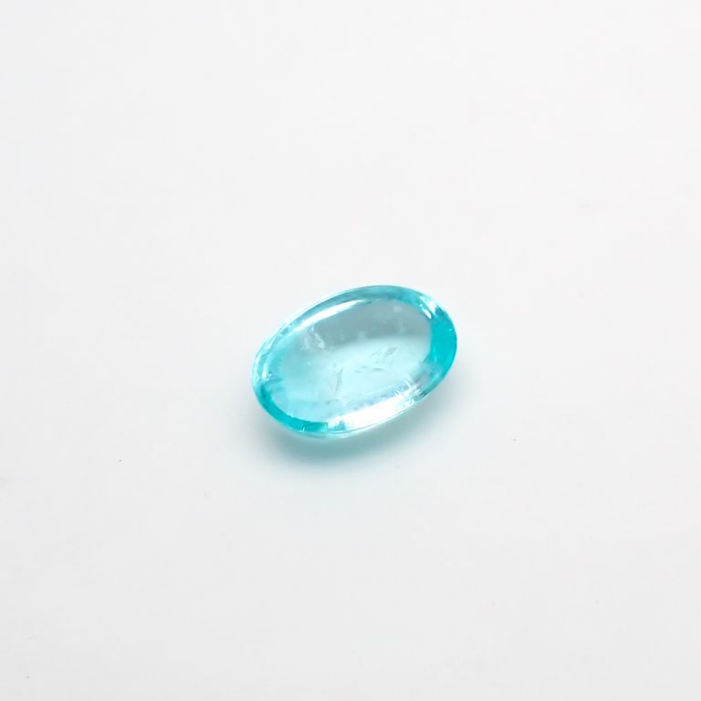 バイカラーパライバトルマリン ブラジル・キントス鉱山産 0.81ct[210812200]7.2×5.2mm前後