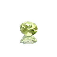 パロットクリソベリル(宝石名クリソベリル)インド産 0.50ct 識別済[231225183]5.2x4.1mm前後