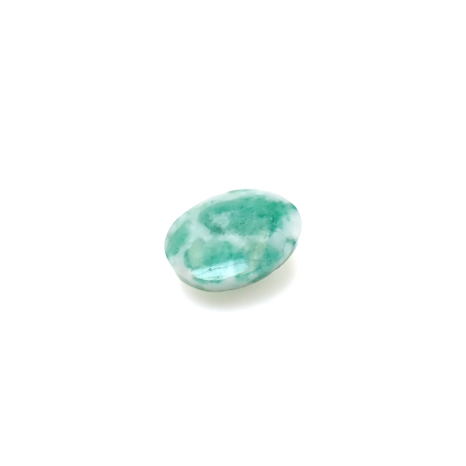 マトリックスエメラルド(エメラルドインクォーツ/フェルドスパー) ブラジル産 5.28ct [250430168]13x10mm前後