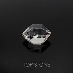 ハーキマーダイヤモンド アメリカ産 原石・結晶 2.06ct[20117551]9.8×7.2mm前後