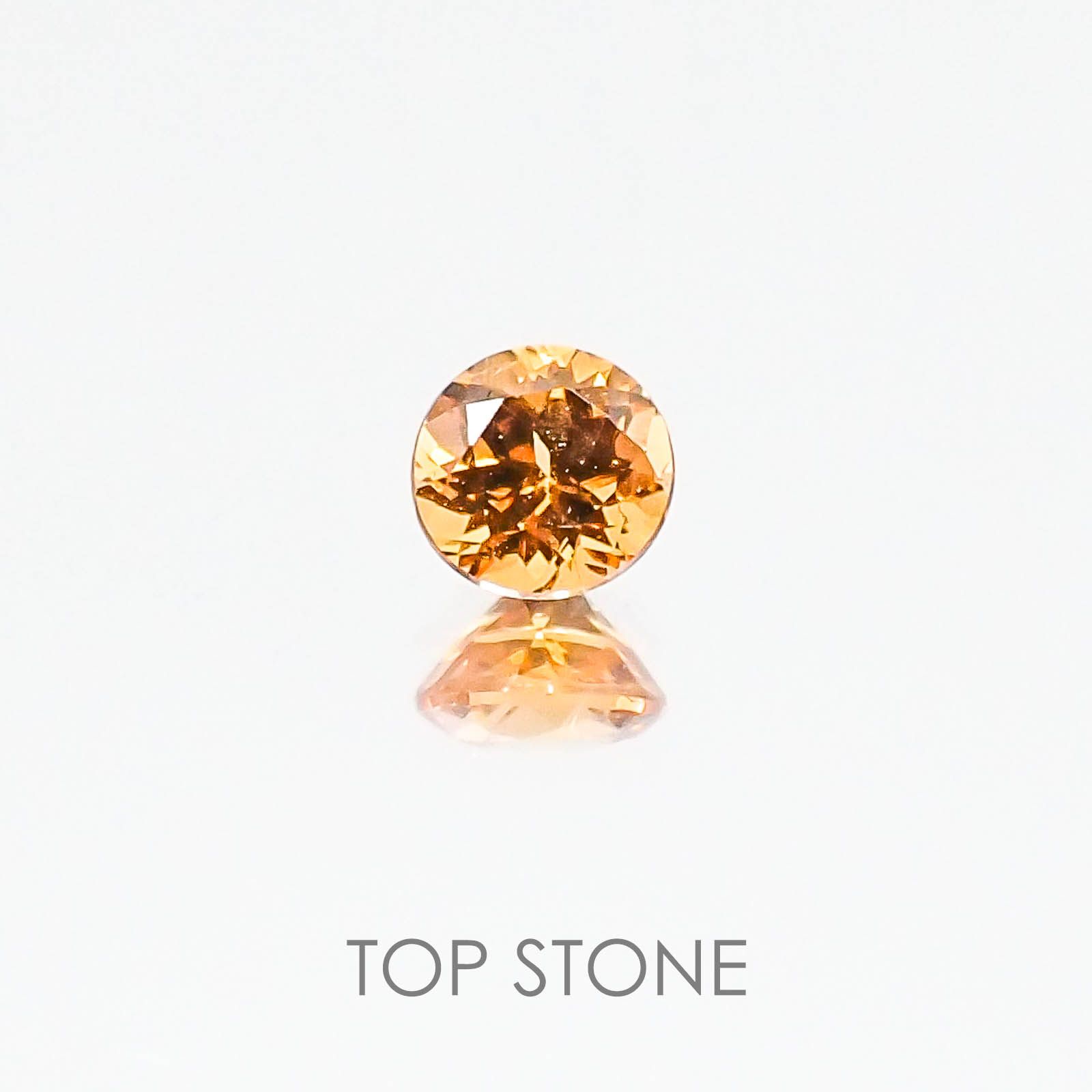 スペサルティンガーネット (宝石名スペサルティン・ガーネット) ケニア産 0.24ct 識別済[20084397]3.5×3.5mm前後