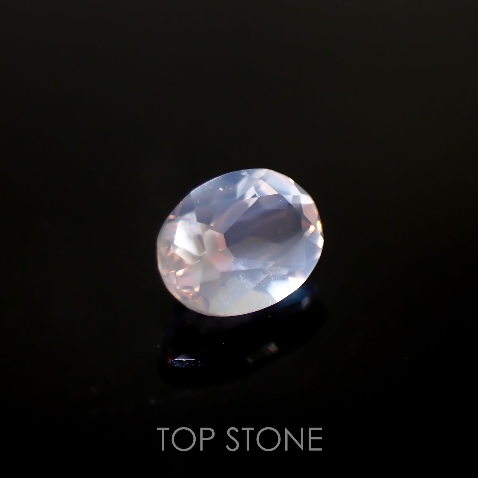 ムーンストーン(宝石名ムーンストーン)インド/スリランカ産 0.68ct 識別済[211113677]7x5.1mm前後