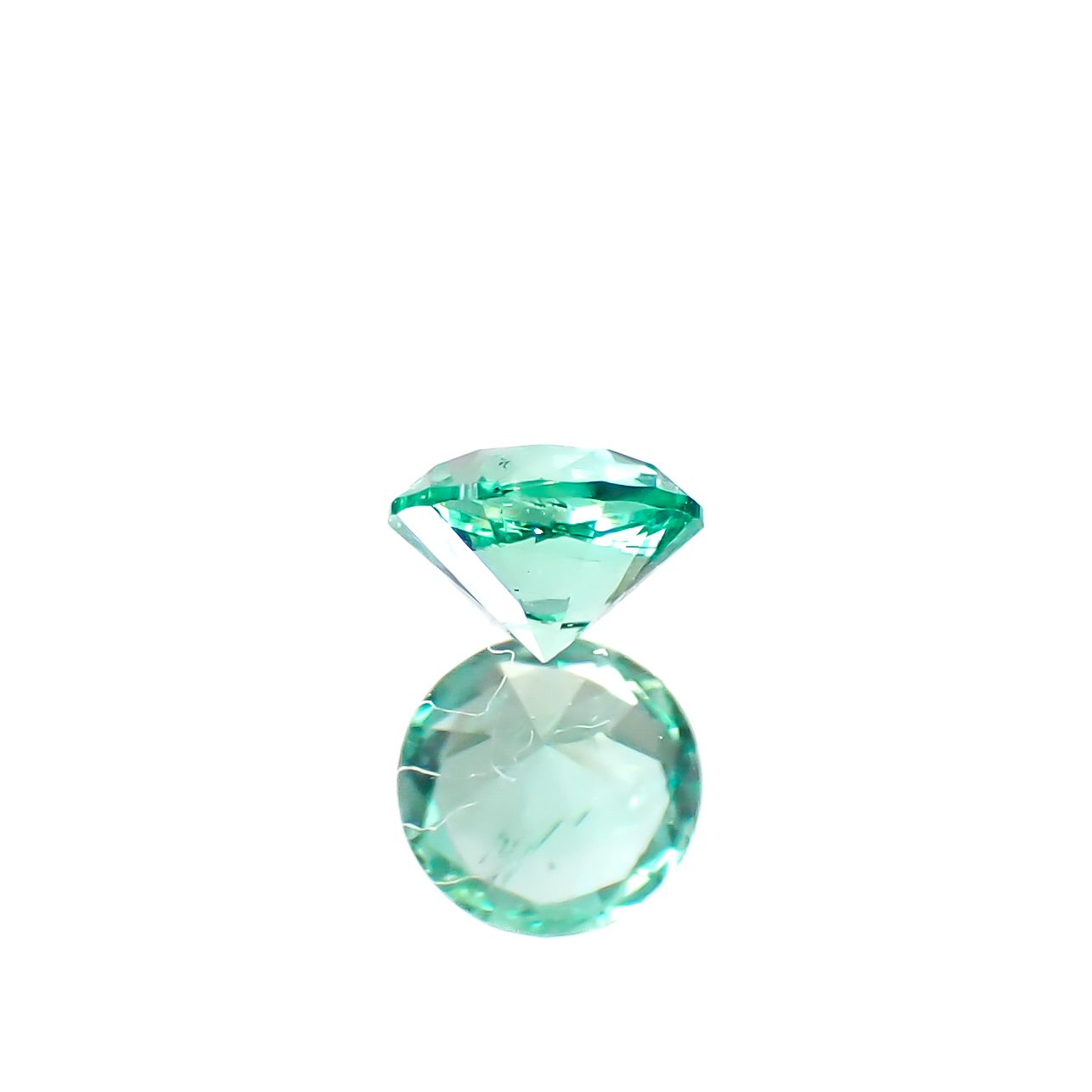 ノンオイルエメラルド ロシア産 0.096ct [250229870]3x3mm前後