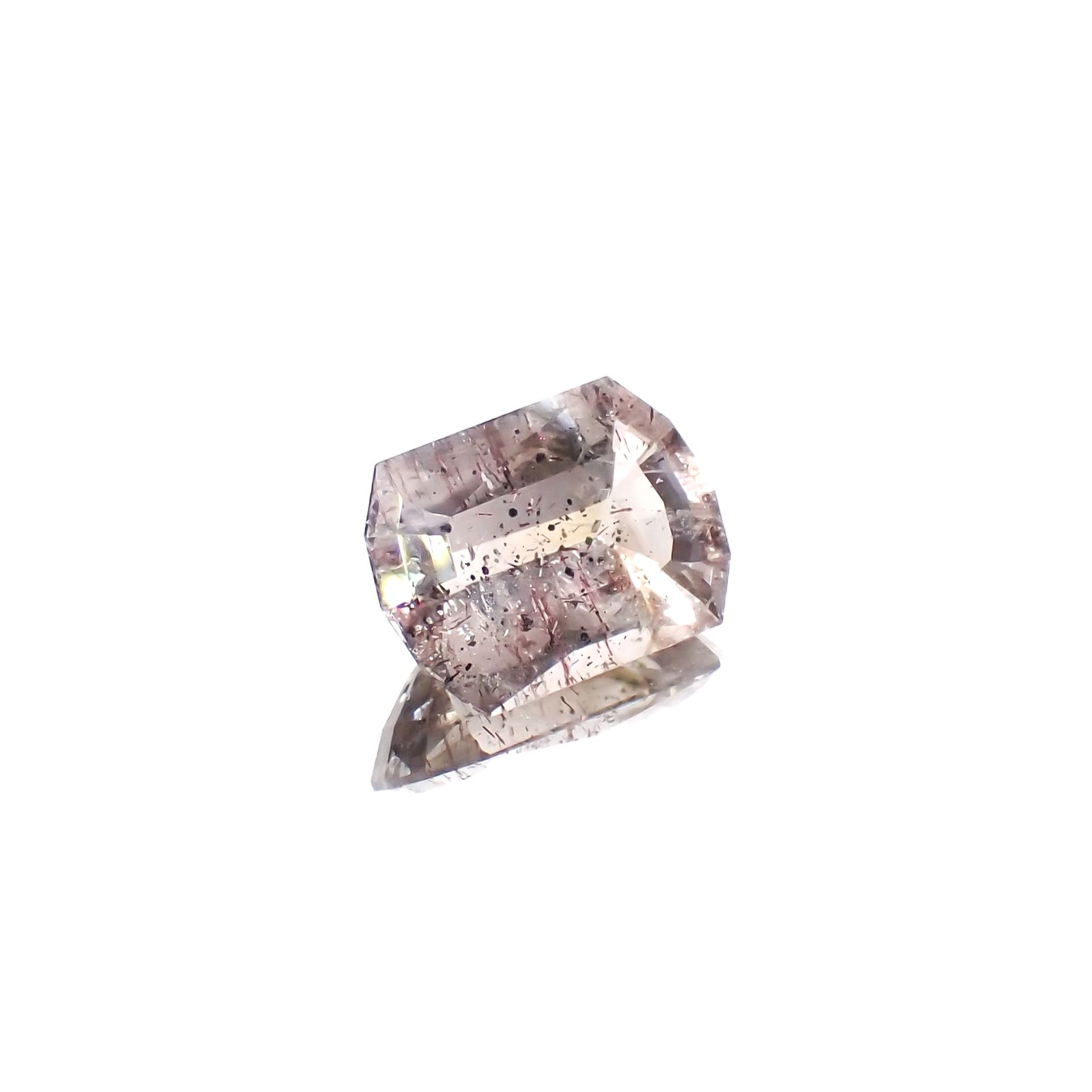 ◇カスタムカット◇ティンカーベルクォーツ(宝石名ピンク アベンチュリン・クォーツ)ブラジル産 3.49ct 識別済[231023688]12.4x8.8mm前後