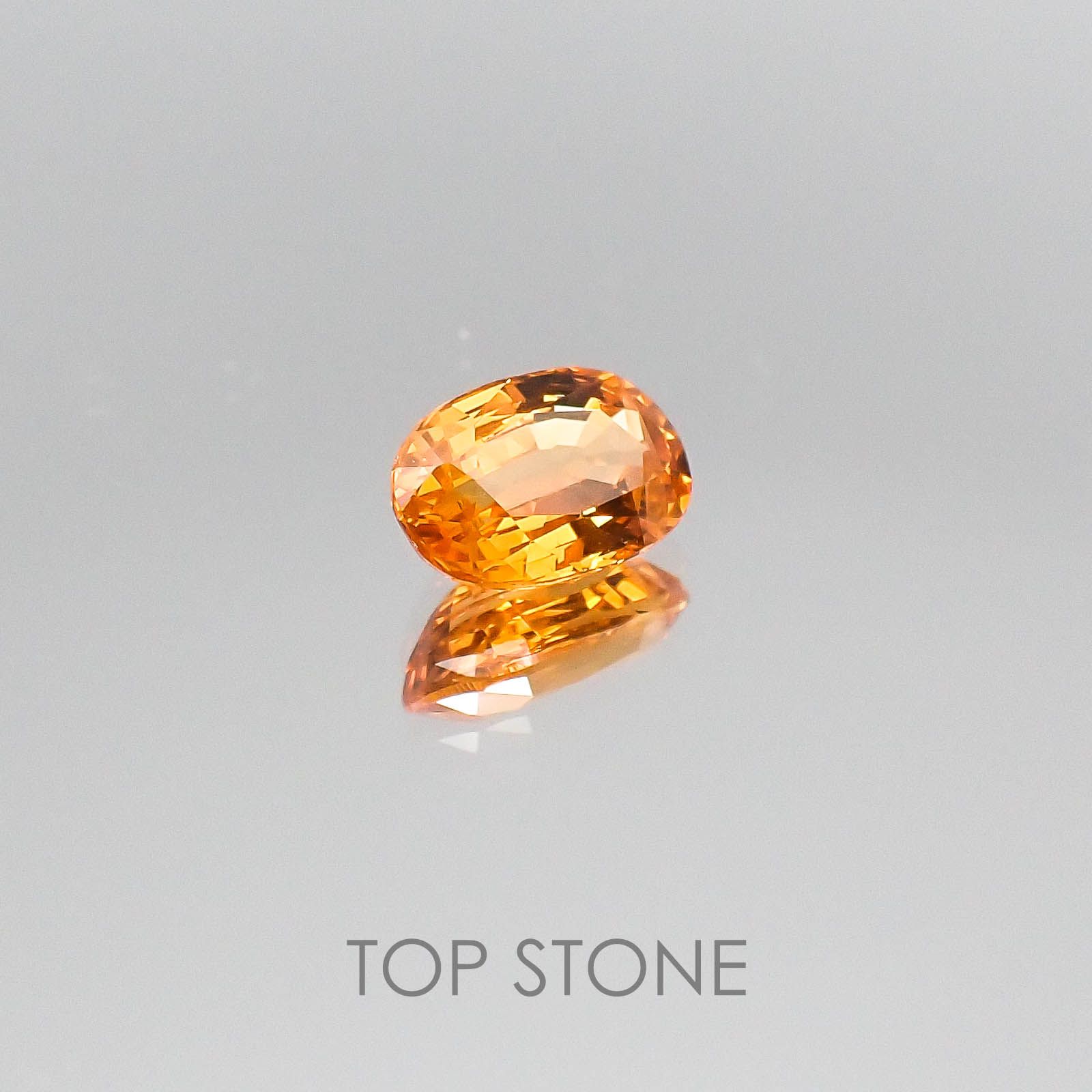 スペサルティンガーネット マンダリンオレンジカラー(宝石名スペサルティン・ガーネット)ナイジェリア産 1.05ct 識別済[220817246]7.1x4.7mm前後