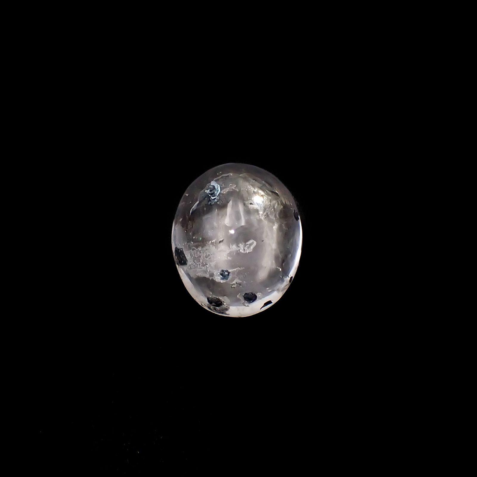 ヘマタイトインクォーツ 中国産 6.33ct[231023757]12.4x10.4mm前後