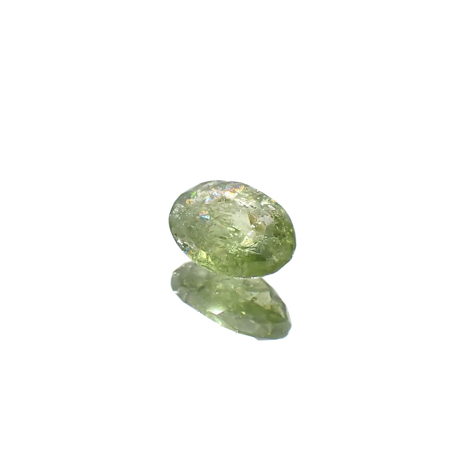 イリデッセンスクロムトルマリン ケニア産 0.83ct[240928936]7.6x5mm前後