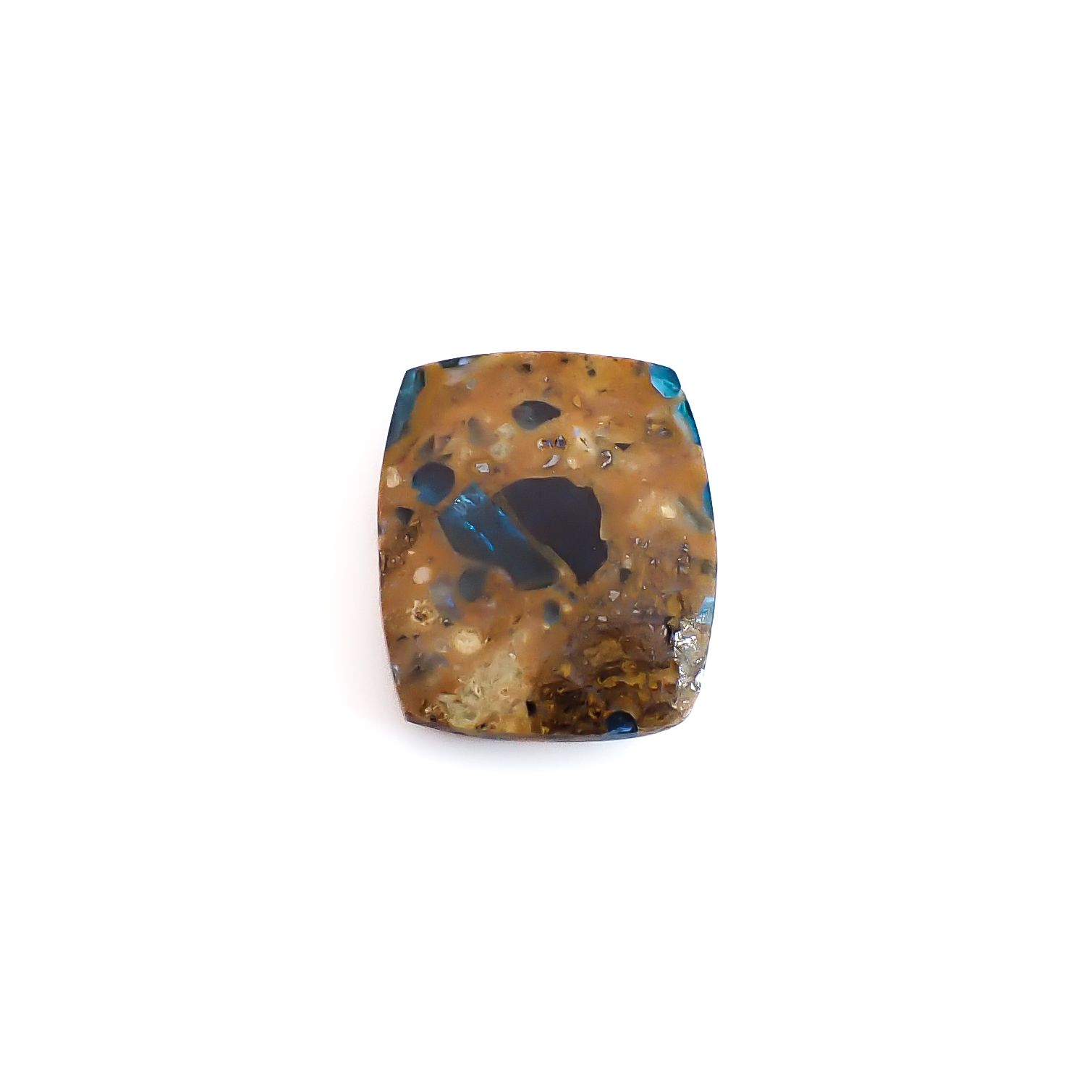 アパタイトインジャスパー ブラジル産 7.70ct / 16.1x13.6mm前後 [260933005]