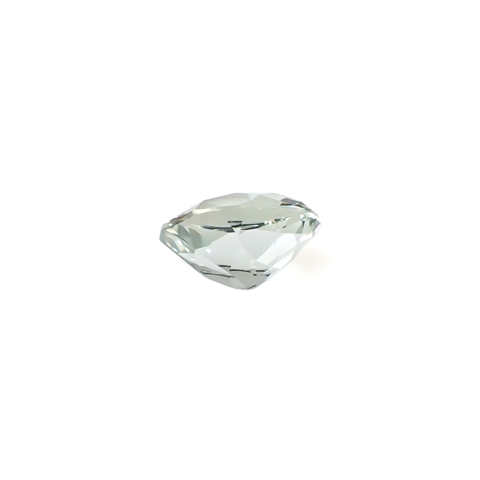 プラシオライト(グリーンアメジスト) ブラジル産 4.00ct [241229572]12.3x10mm前後