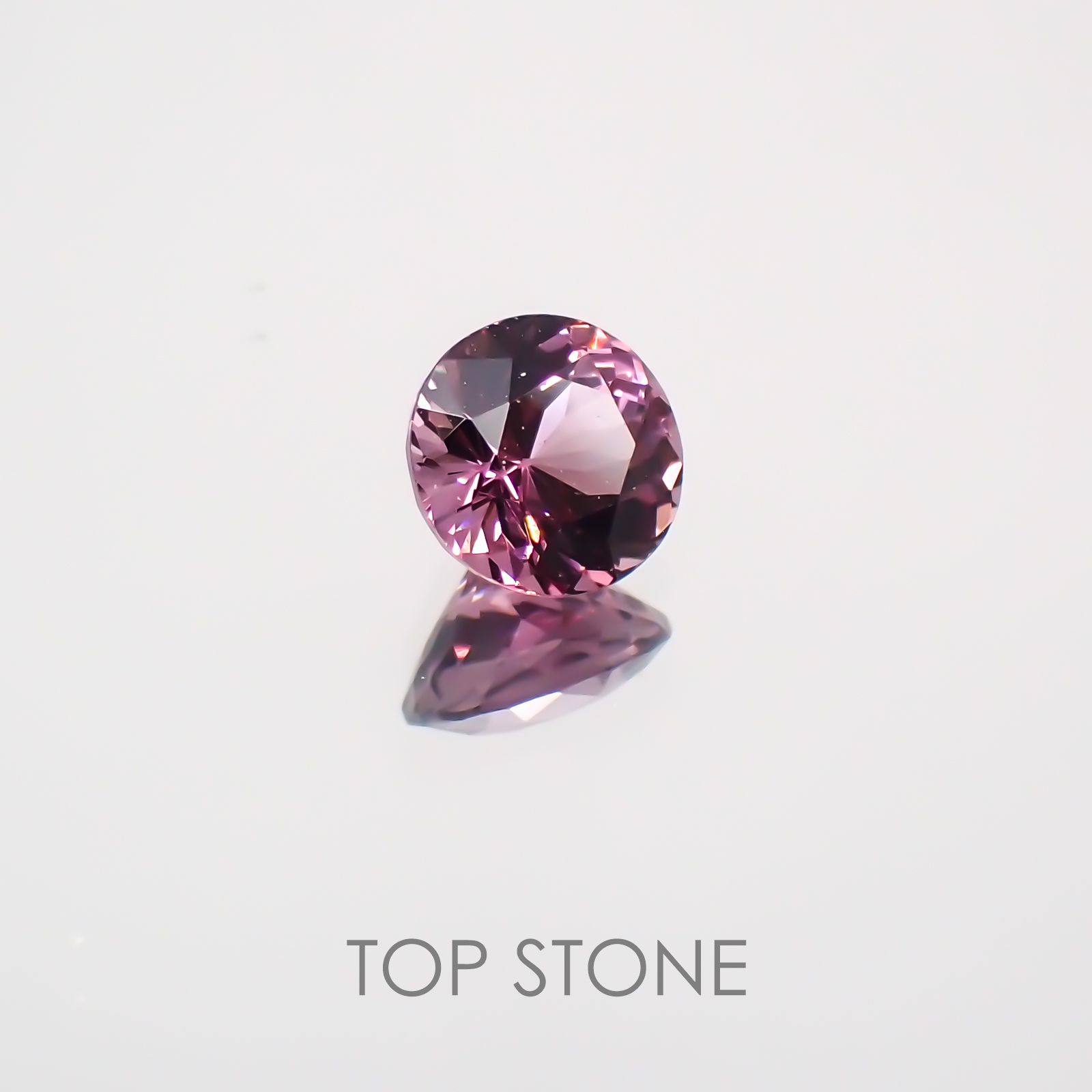 ホットピンクスピネル ビルマ産 ルース 0.36ct[210210026]4.4×4.3mm前後
