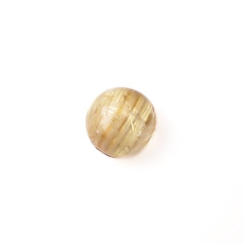 ルチルクォーツ(宝石名ルチルレイテッド・クォーツ)ブラジル産 2.06ct 識別済[231023879]7.3x7.2mm前後