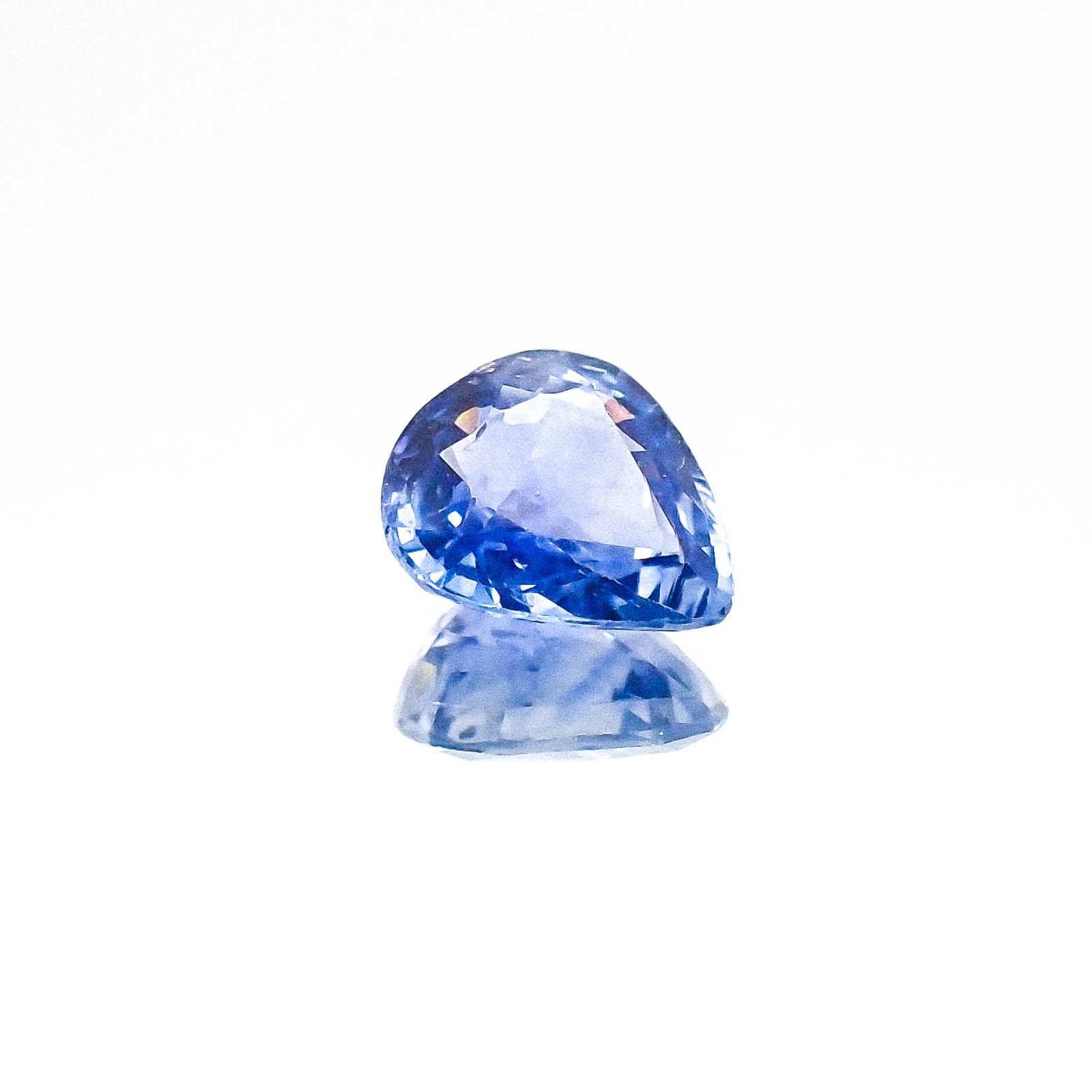 サファイア ミャンマー産 ルース 0.97ct[20084522]6.8×6mm前後
