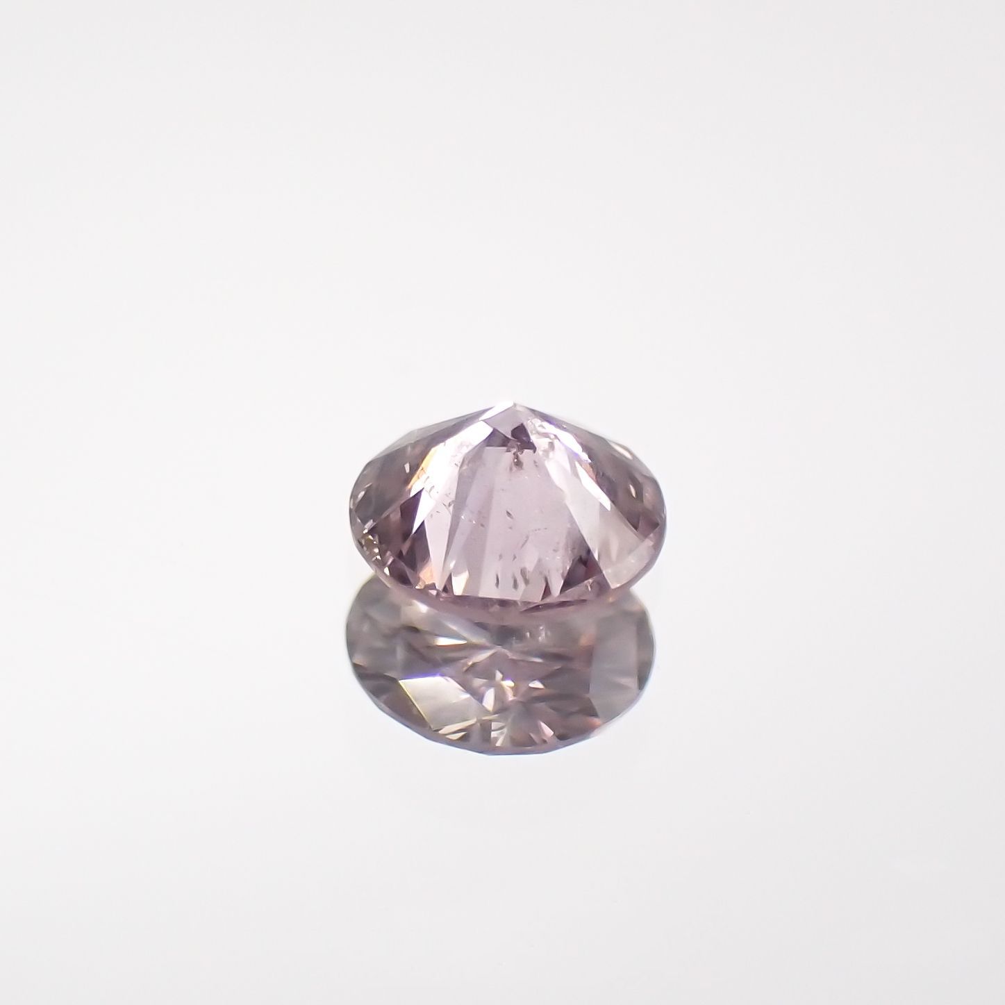 ピンクダイヤモンド(宝石名ダイヤモンド) I-1 / FANCY LIGHT BROWNISH PINK 0.063ct ソ付(CGL)[210711789]2.6×2.6mm前後