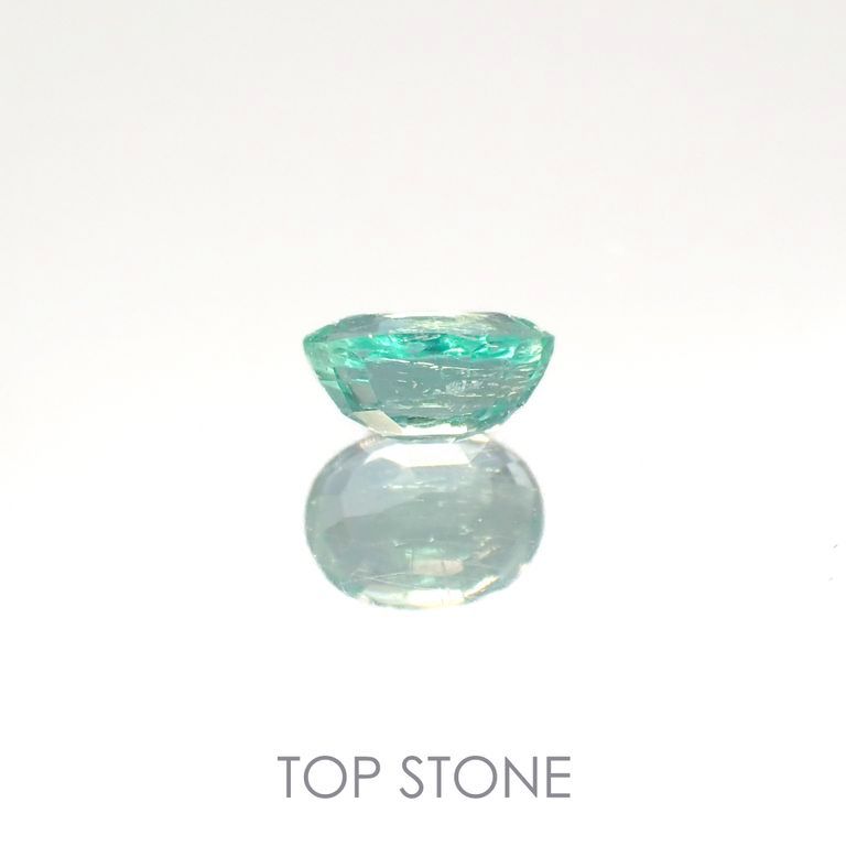 パステルカラーエメラルド コロンビア産 0.33ct[220817228]5x3.8mm前後