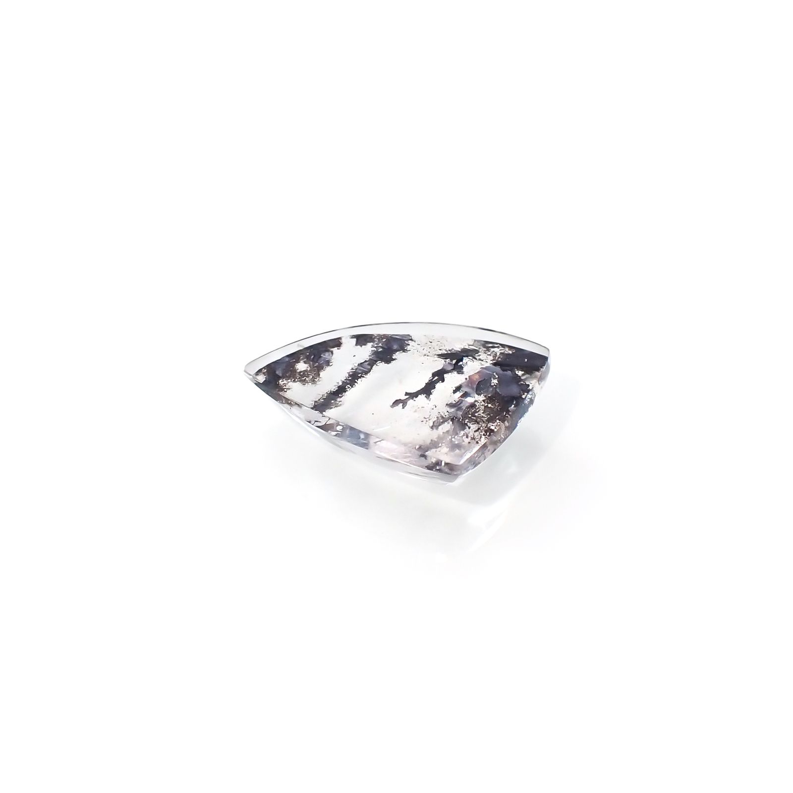 デンドリチッククォーツ ブラジル産 3.41ct[231023709]14.5x9.5mm前後
