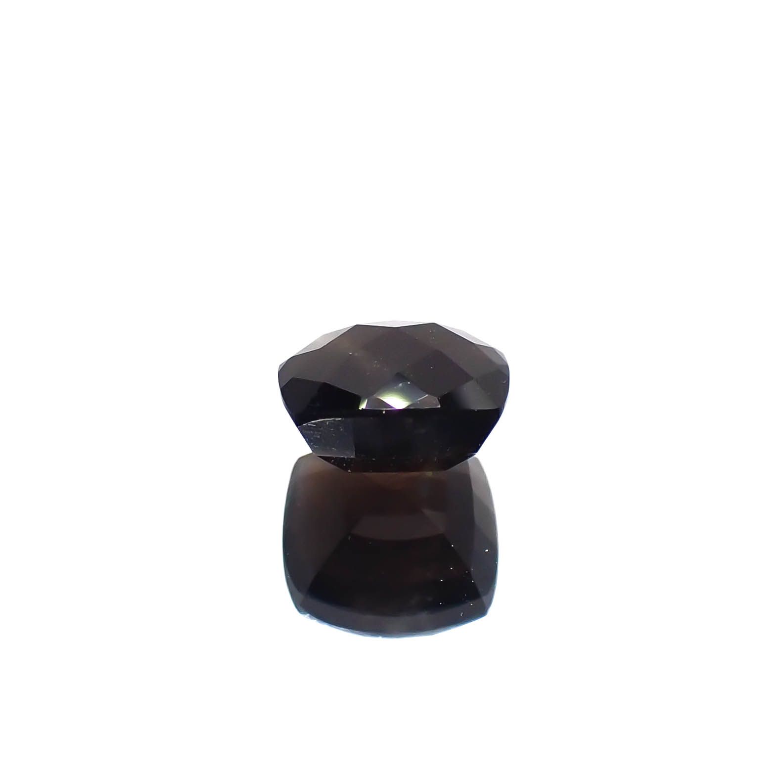 ◇チェッカーカット◇モリオン チベット産 2.70ct[240427377]8.5x8.5mm前後
