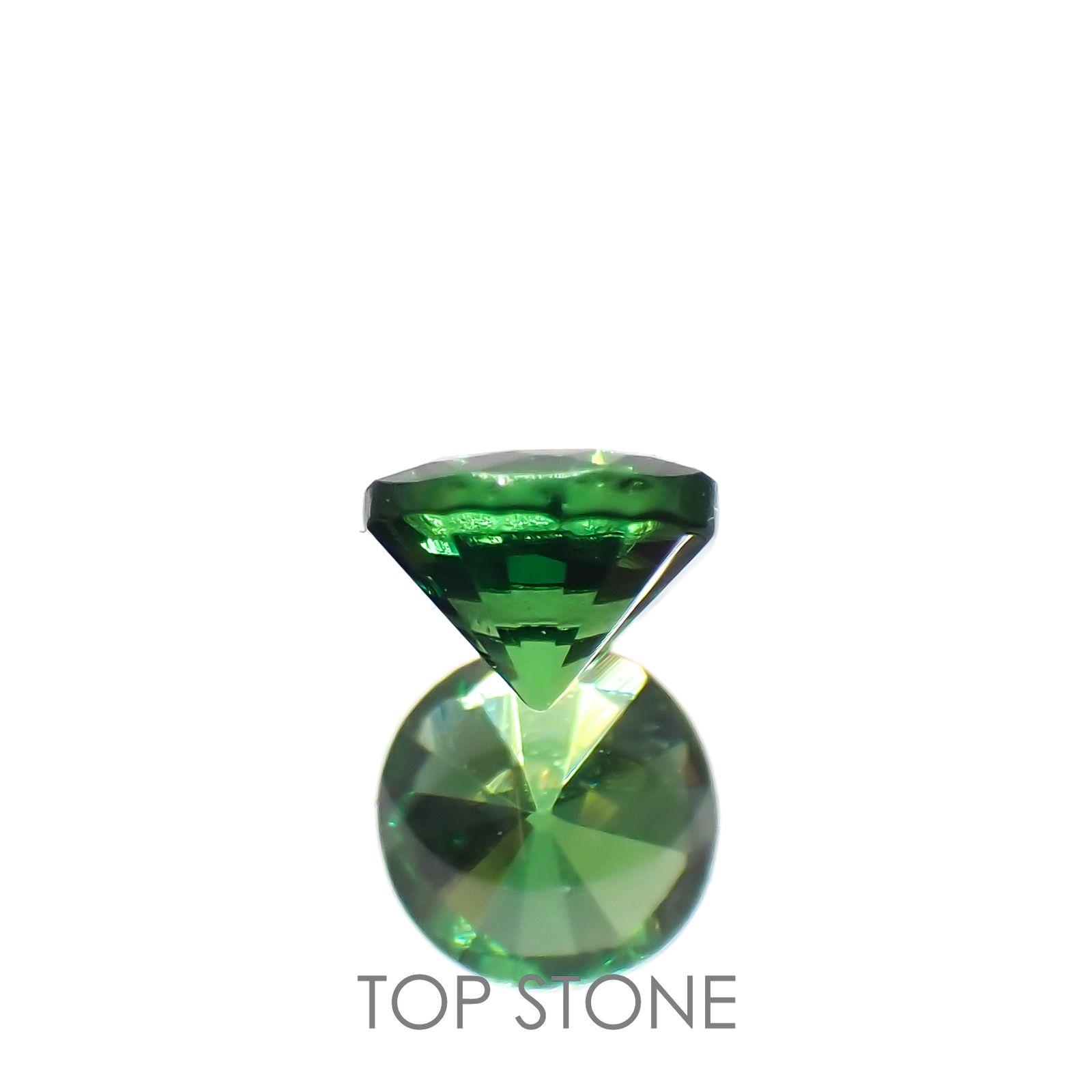 ツァボライト(宝石名ガーネット)タンザニア産 0.13ct 識別済[221018720]3x2.9mm前後