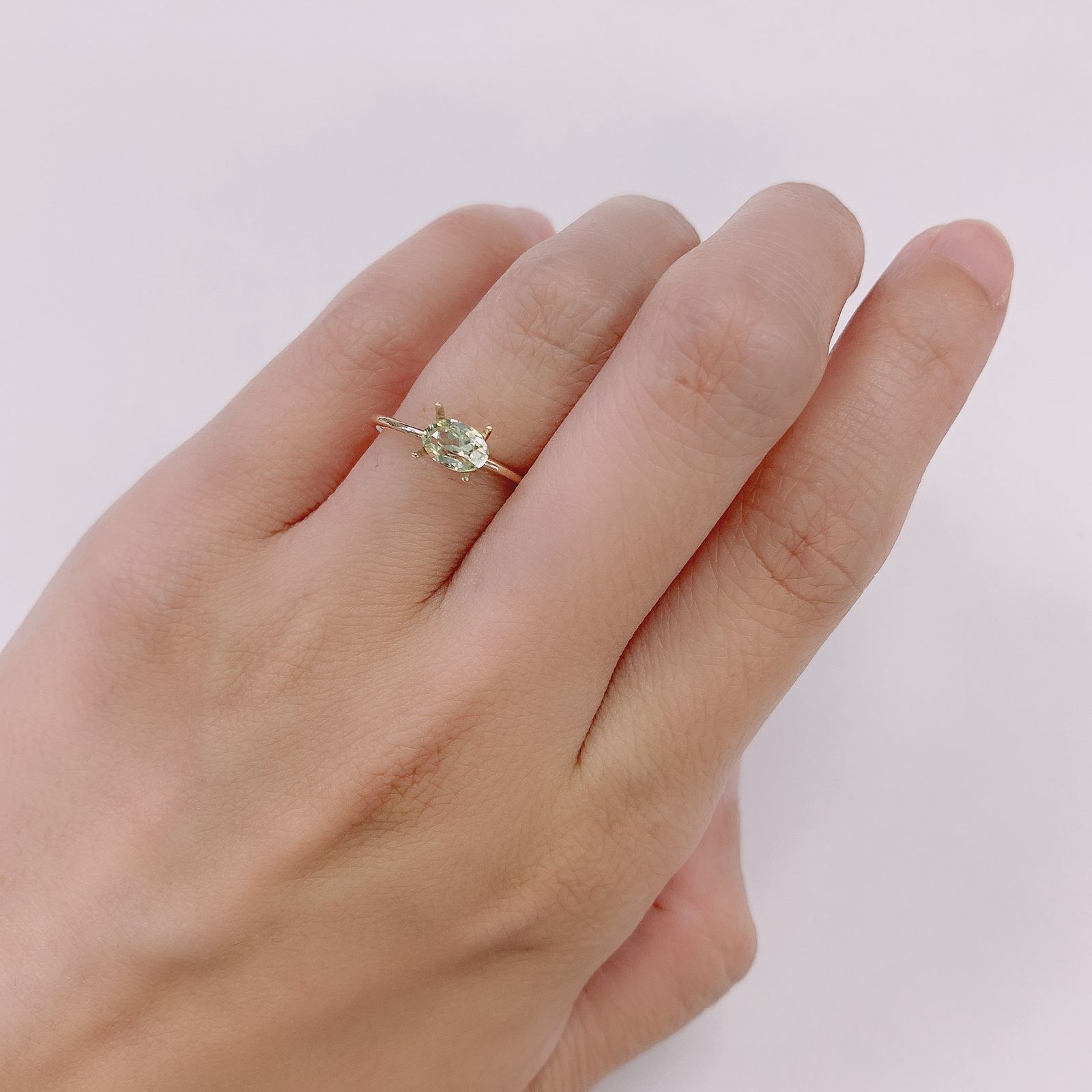 シリマナイト インド産 ルース 0.52ct[210810687]6×4mm前後