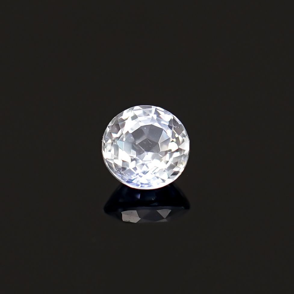 アイスブルーサファイア(宝石名サファイア)スリランカ/マダガスカル産 0.31ct 識別済[230119943]3.8x3.8mm前後
