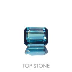 インディゴライト(宝石名トルマリン)アフガニスタン産 0.42ct 識別済[221219459]4.8x3.8mm前後