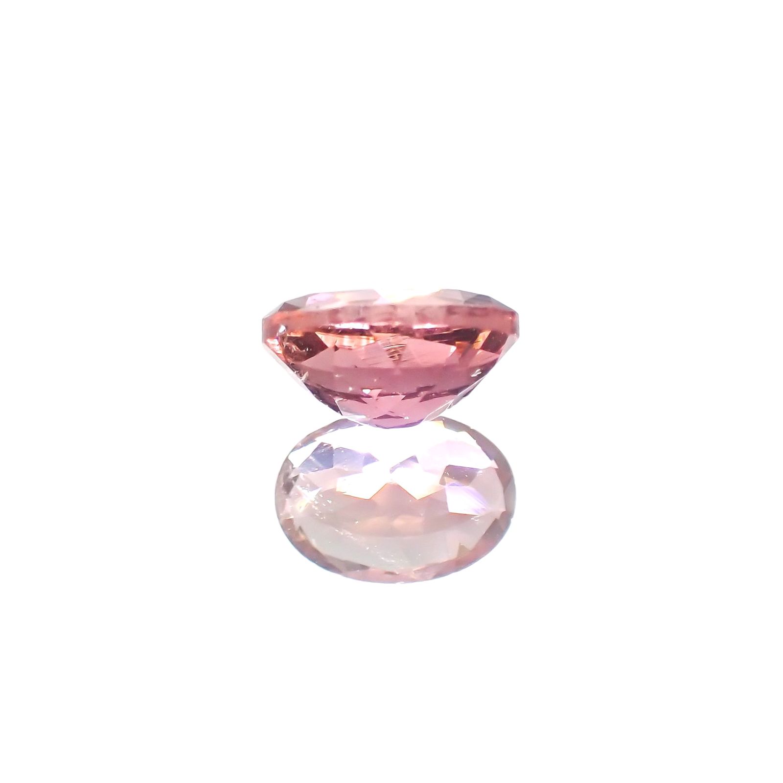 ピンクトルマリン(宝石名ピンク・トルマリン) ブラジル/アフリカ産 0.83ct 識別済[251013559]6.9×4.9mm前後