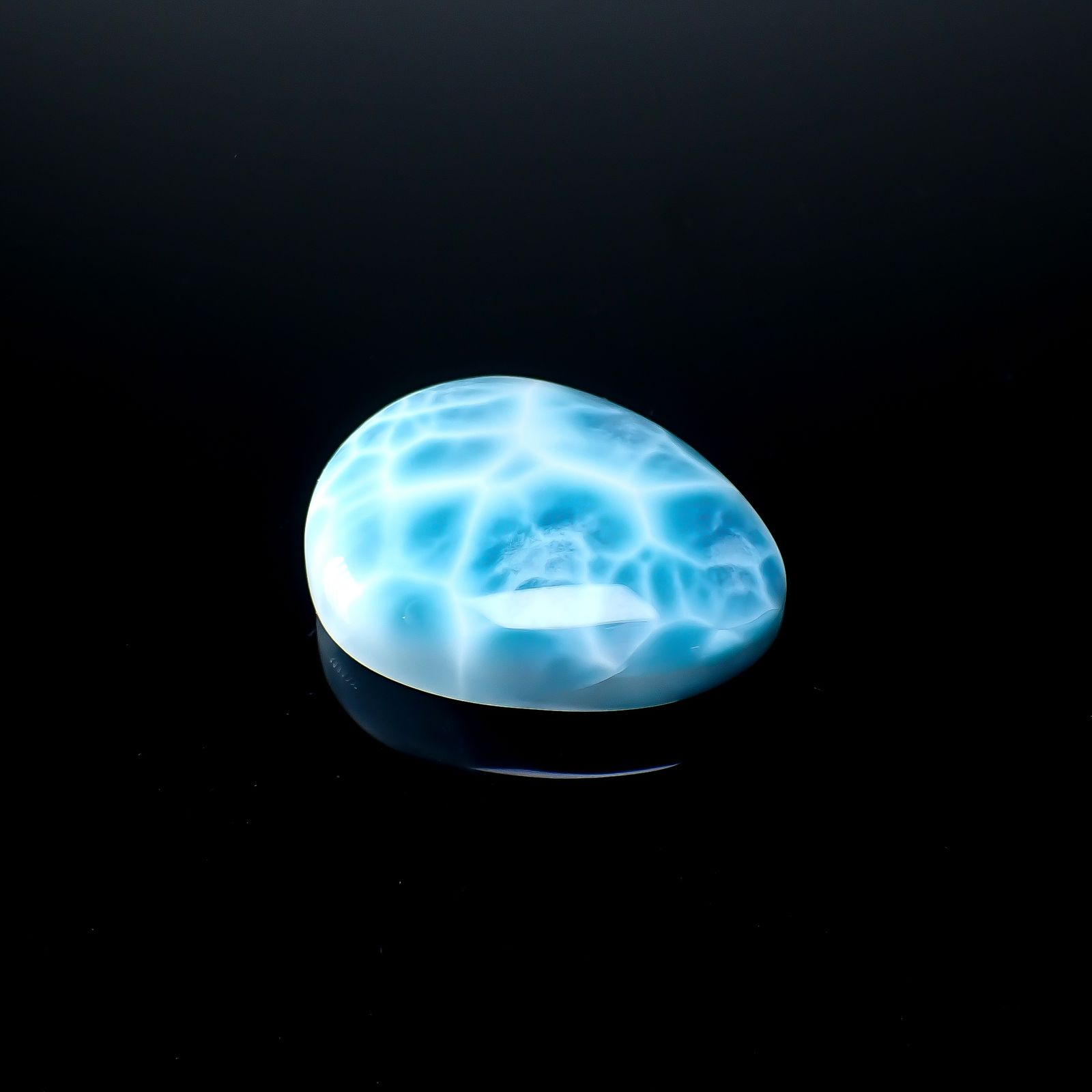 ラリマー ドミニカ共和国産 131.60ct / 39.1x31.9mm前後 [250630550]