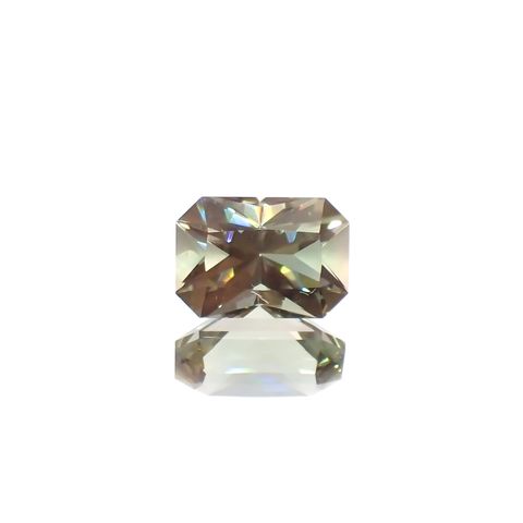 ◇バリオンカット◇バイカラーオレゴンサンストーン アメリカ・オレゴン州産 3.02ct[231224663]10.3x7.2mm前後